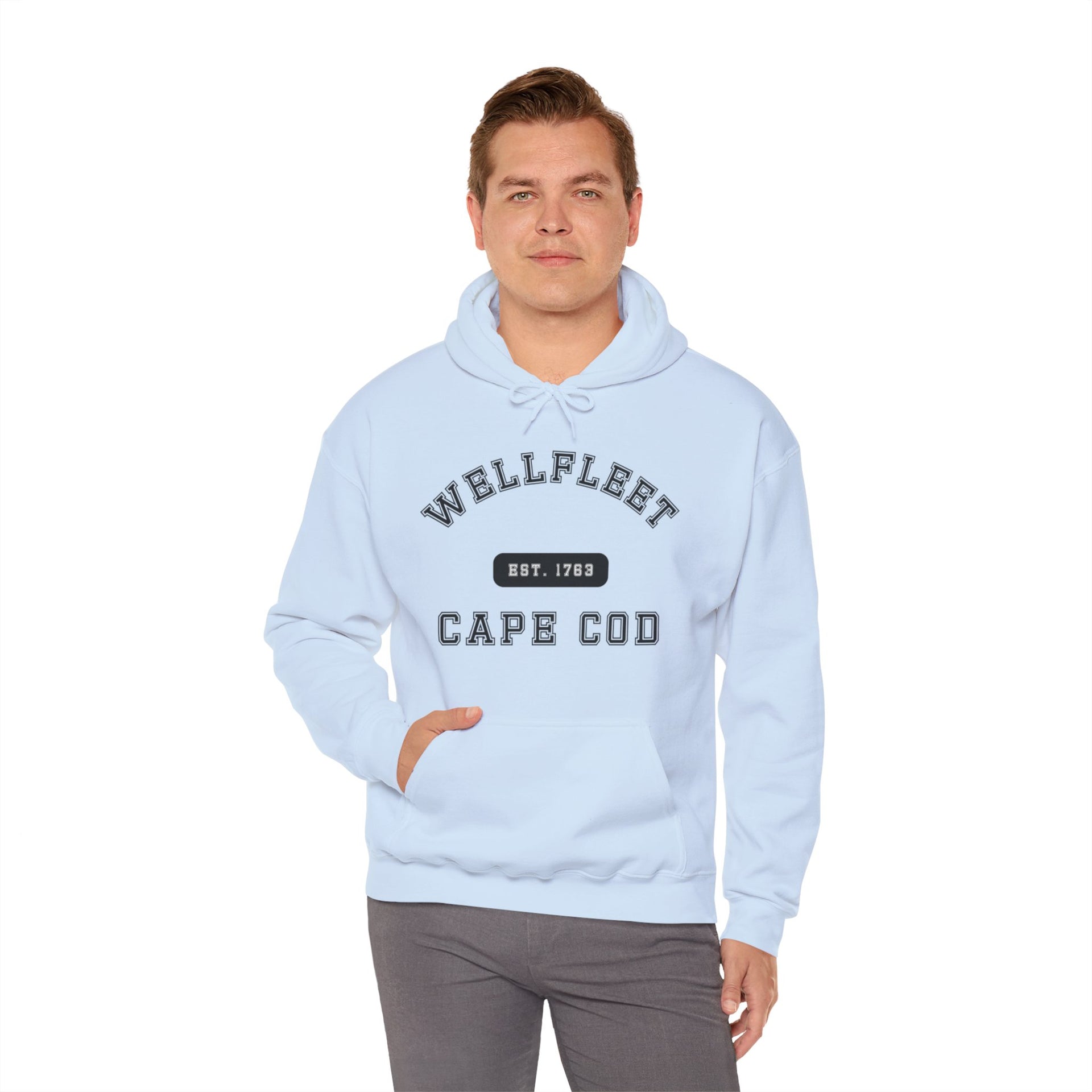 Wellfleet Cape Cod Est. 1763 Unisex Heavy Blend™ Hooded Sweatshirt