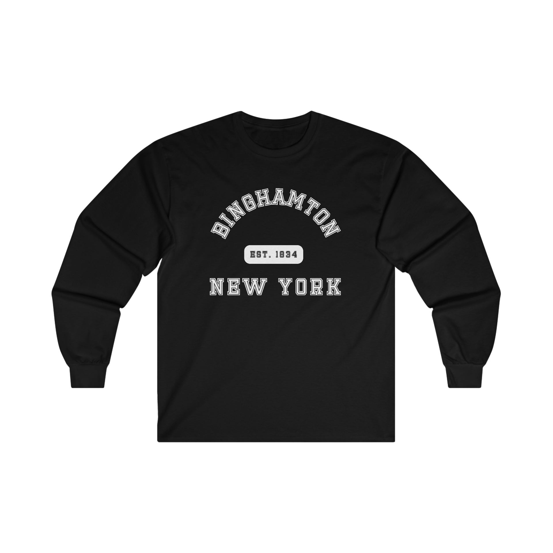 Binghamton New York Ultra Cotton Long Sleeve Tee