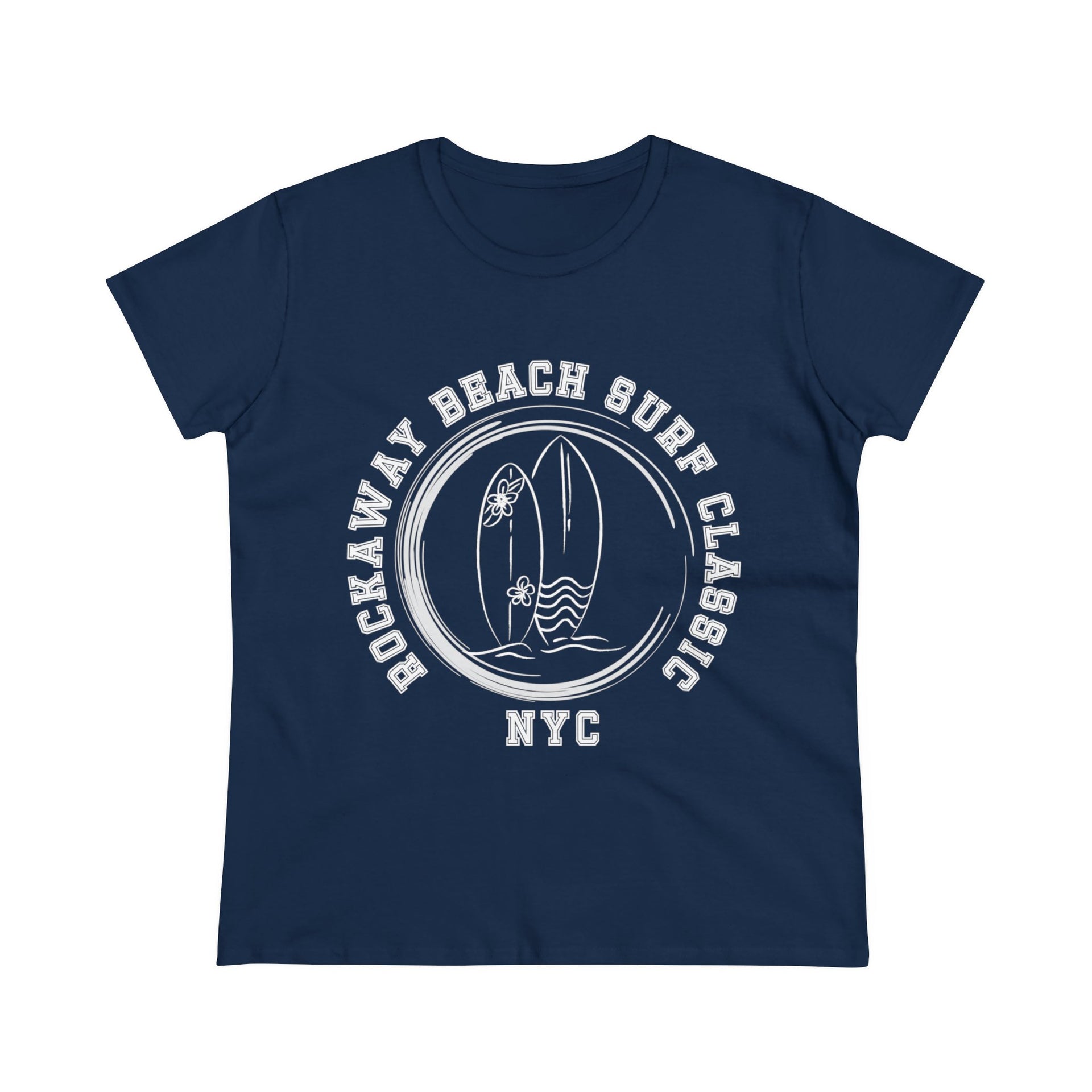 Rockaway Beach Surf Classic NYC Women's Midweight Cotton Tee '