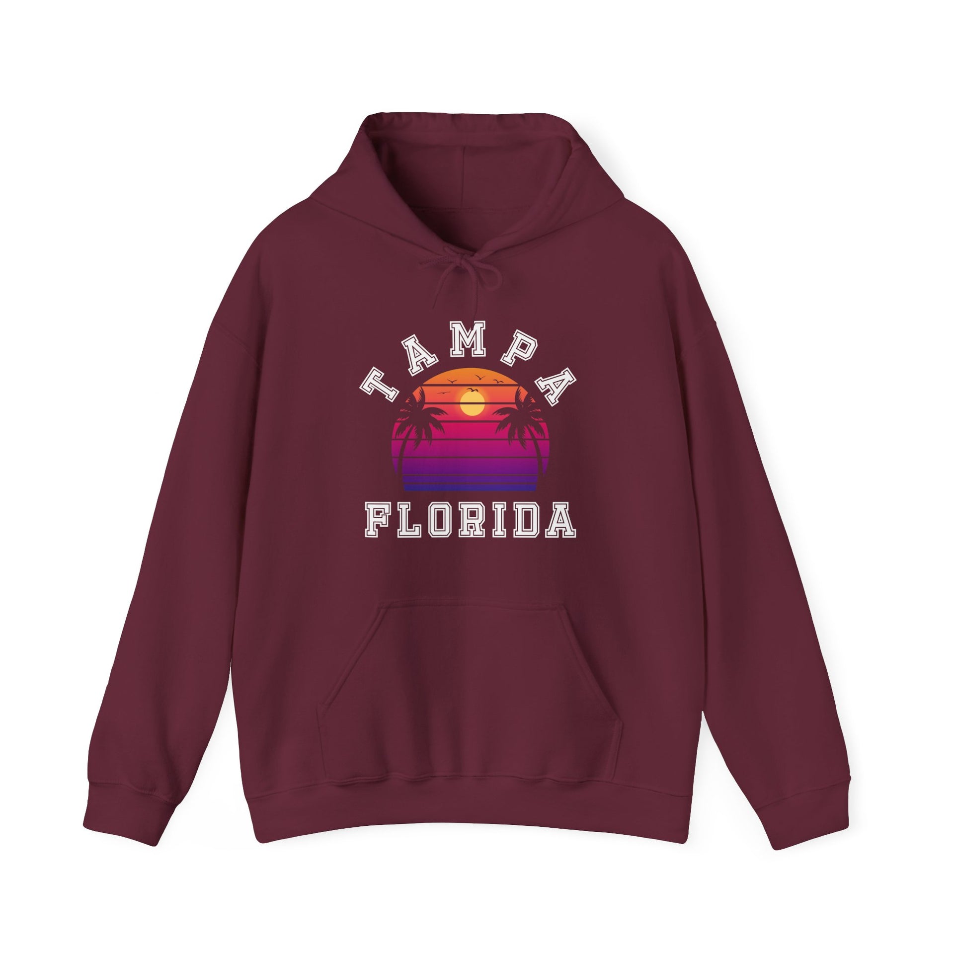 Tampa Florida Palms Unisex Heavy Blend™ Hooded Sweatshirt