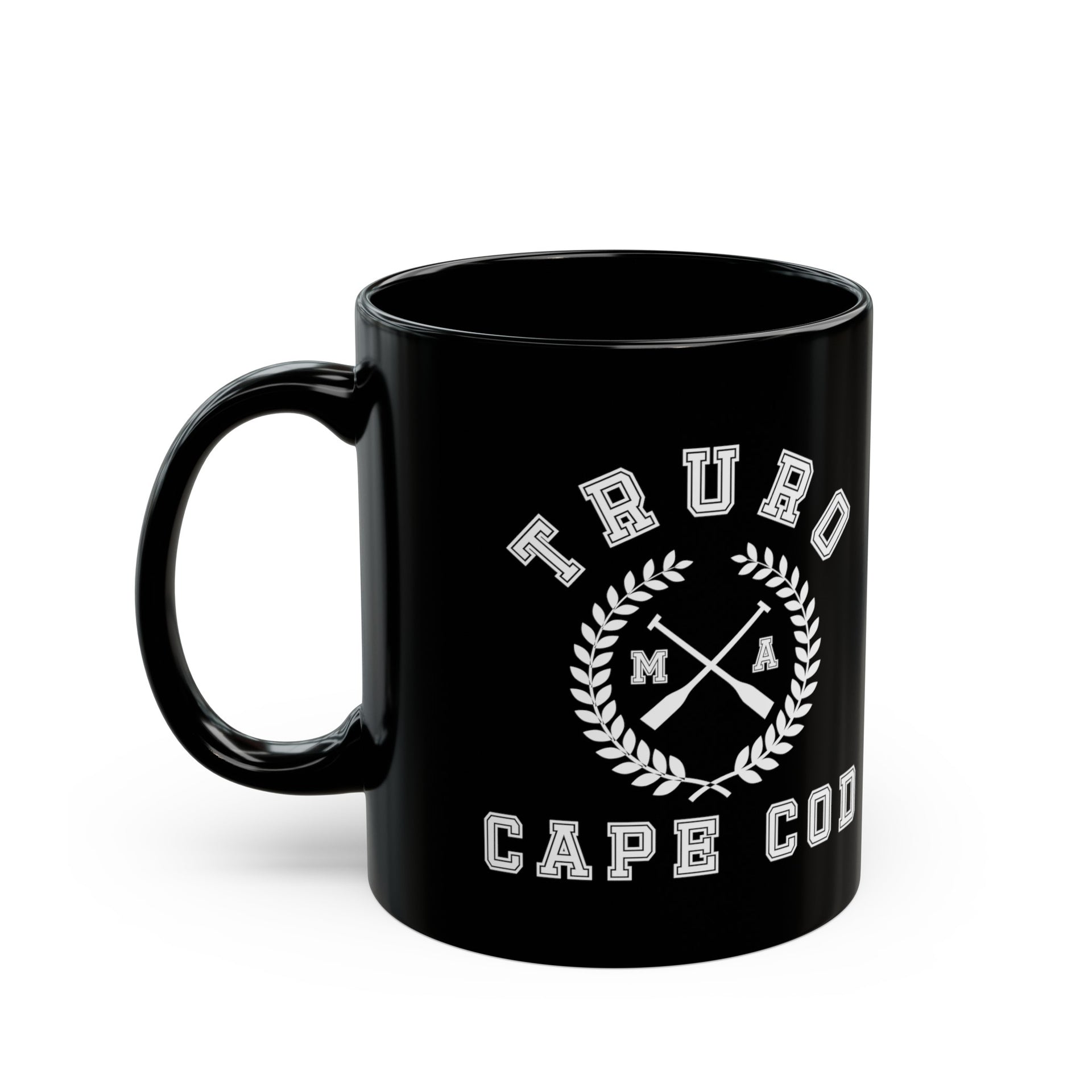 Truro Cape Cod Black Mug