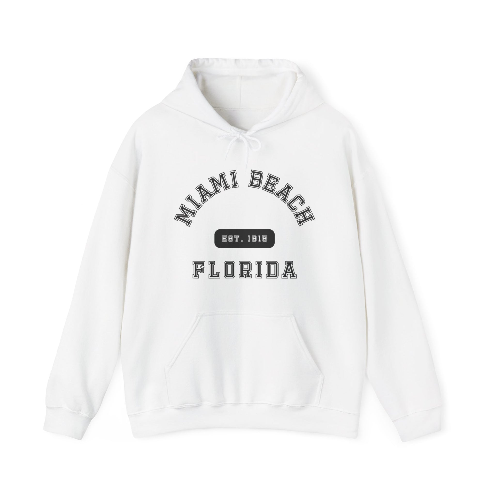 Miami Beach Florida Established Unisex Heavy Blend™ Hooded Sweatshirt