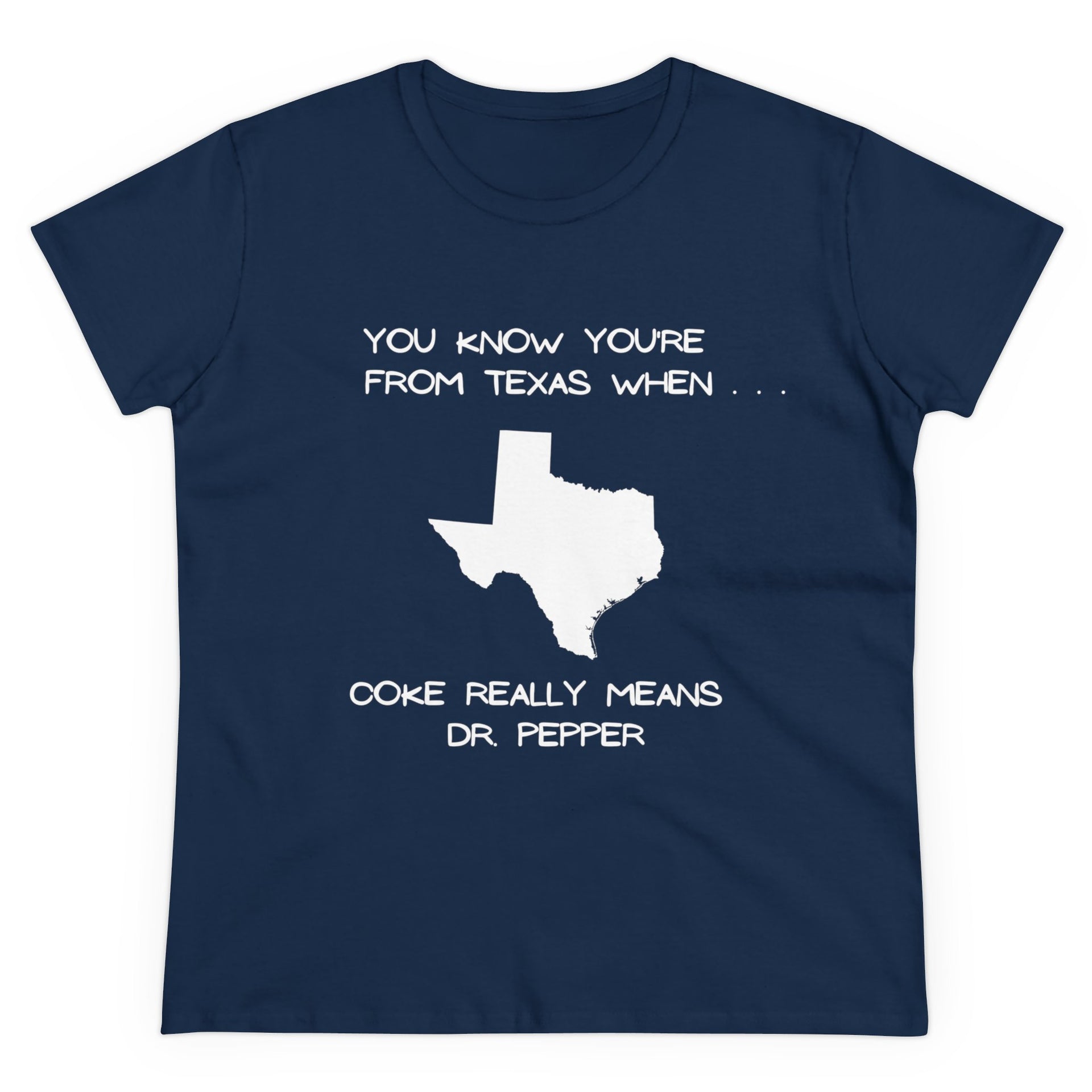 Texas Coke Women's Midweight Cotton Tee