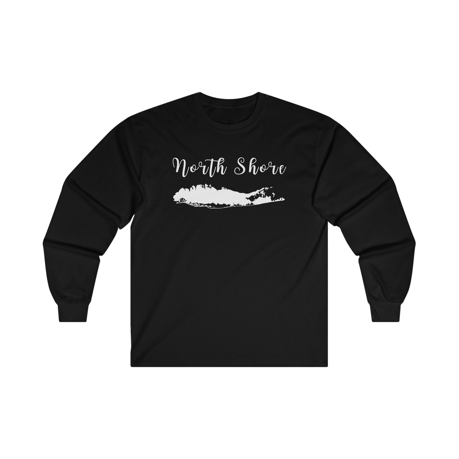 North Shore (Script) Long Island Ultra Cotton Long Sleeve Tee