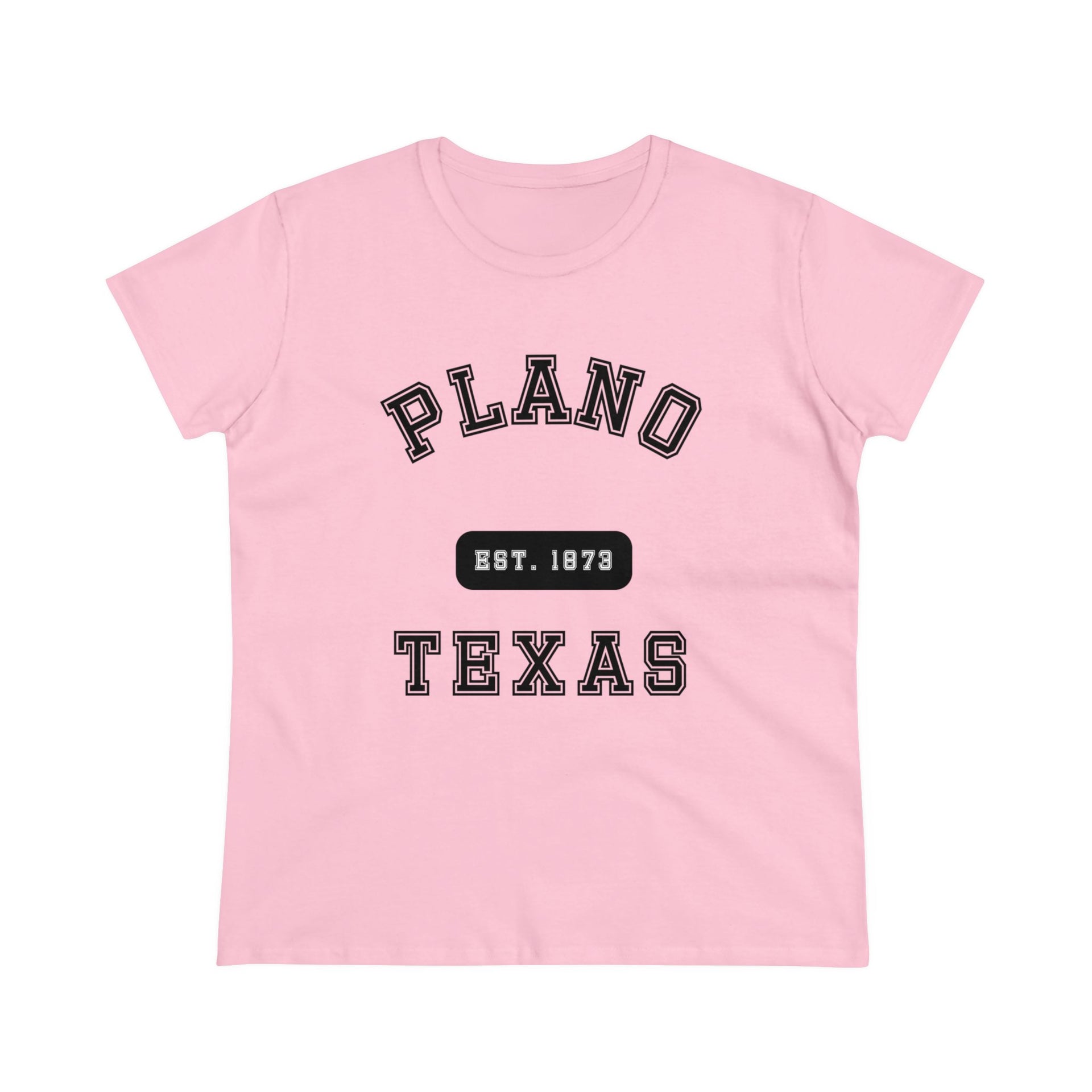 Plano Texas Women's Midweight Cotton Tee