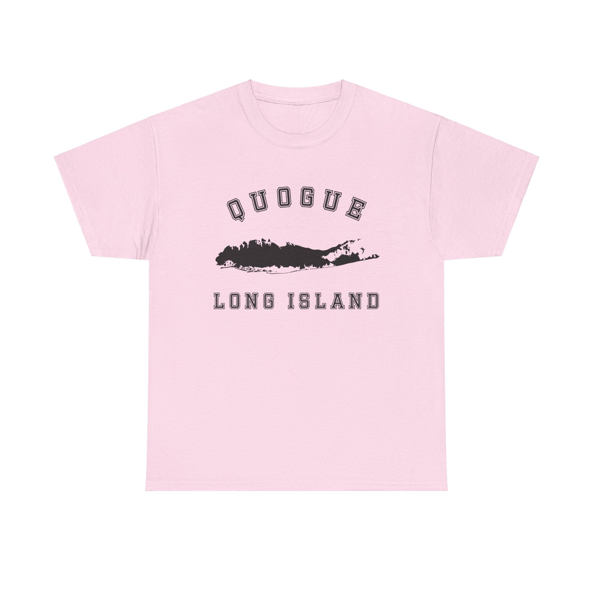 Quogue Long Island Map Unisex Cotton Tee