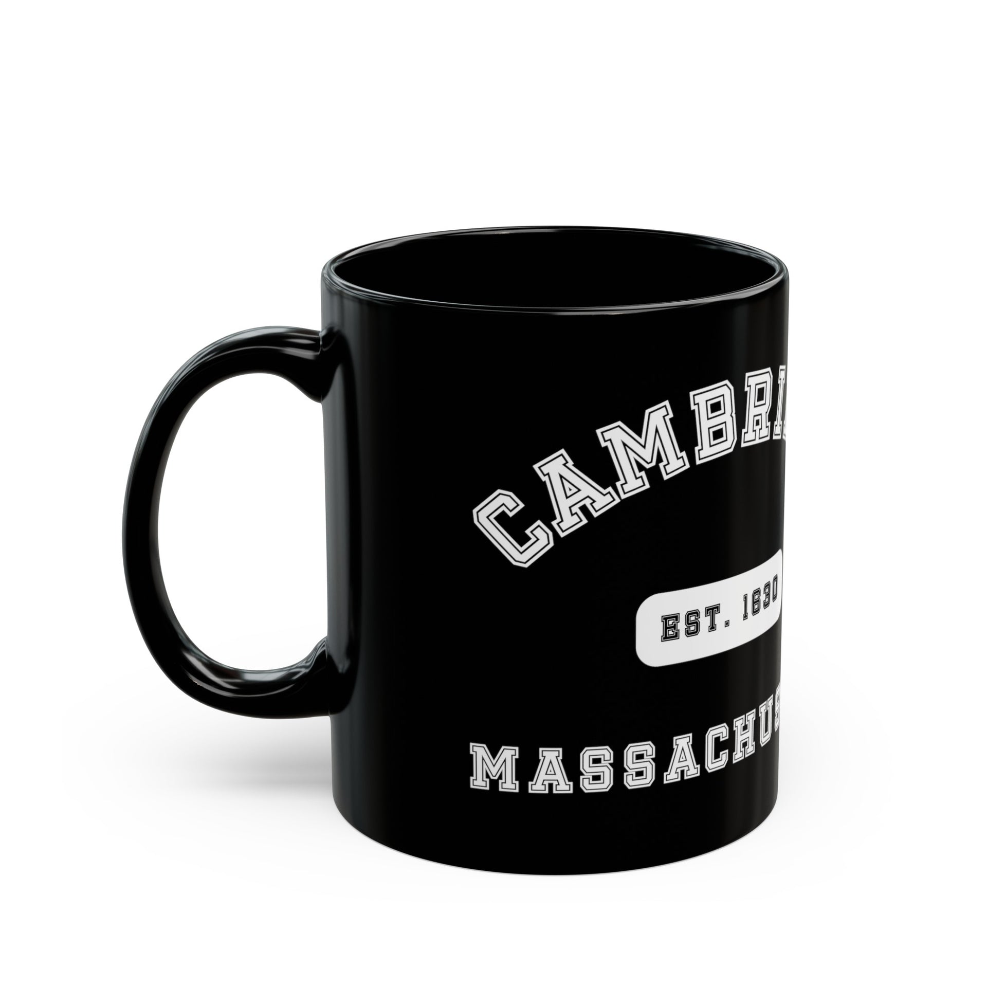 Cambridge Massachusetts Black Mug