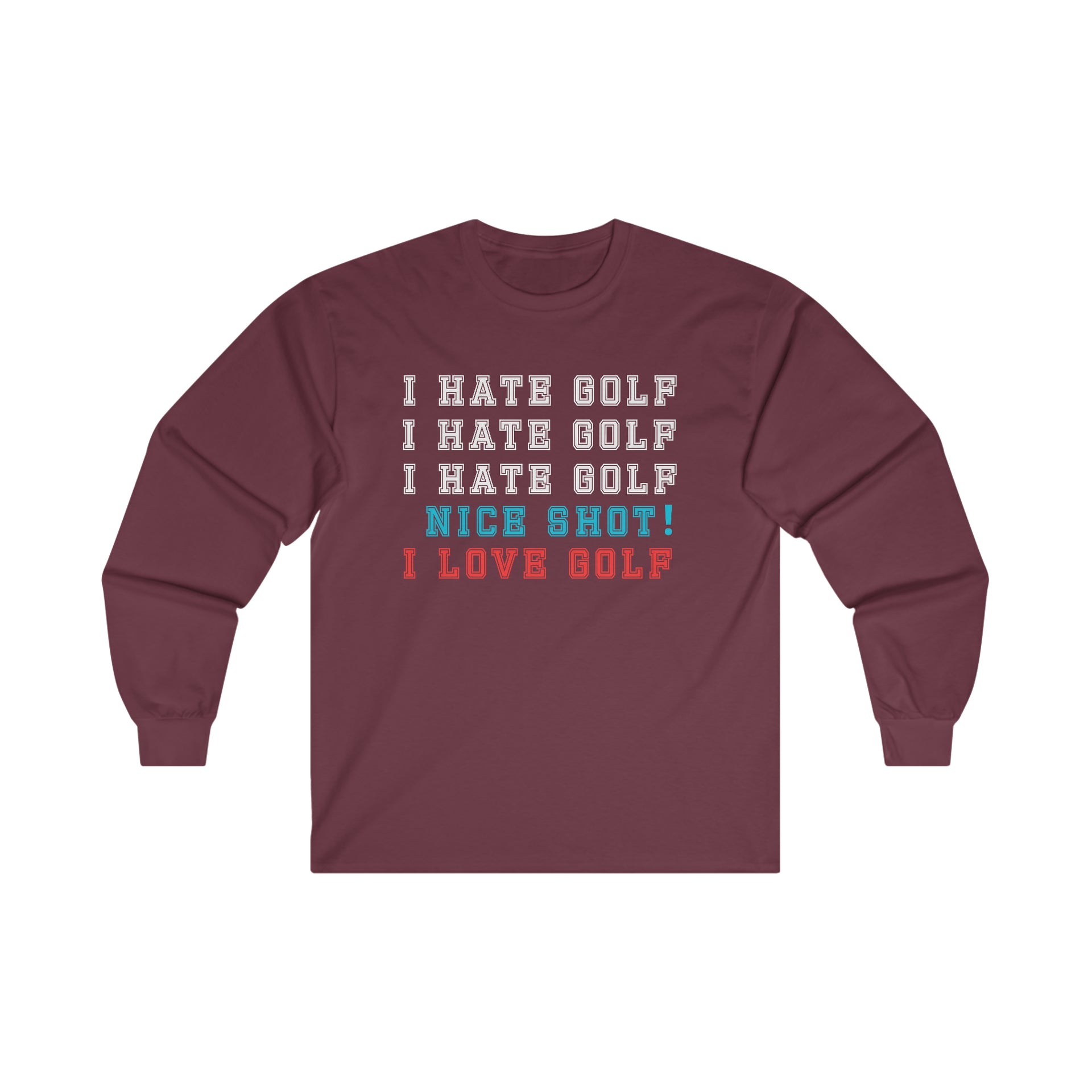 I love Golf Ultra Cotton Long Sleeve Tee