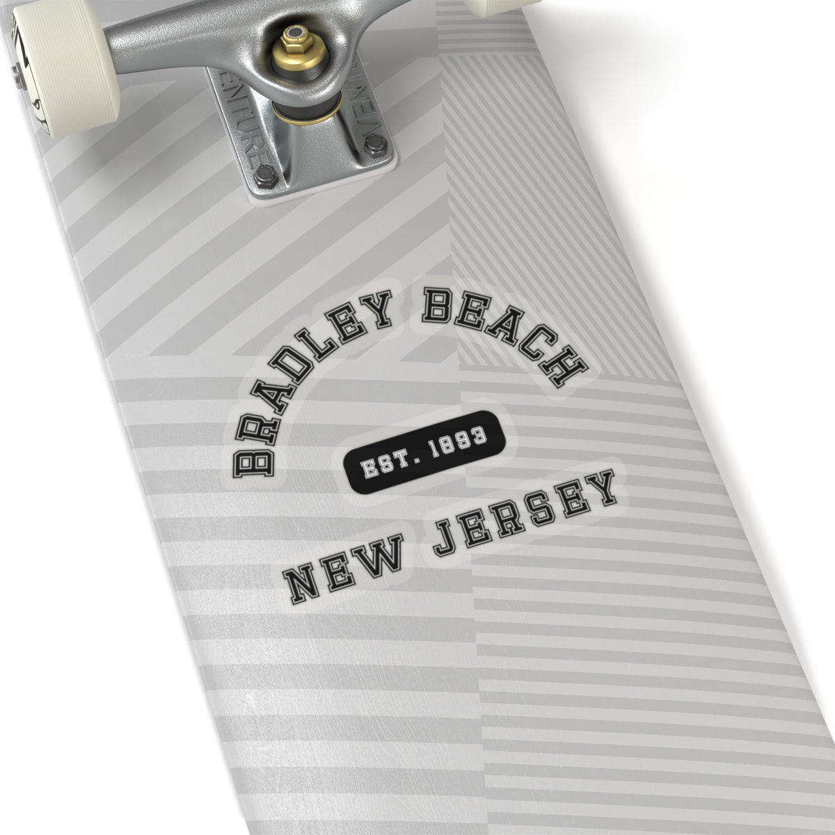 Bradley Beach NJ Est Kiss-Cut Stickers