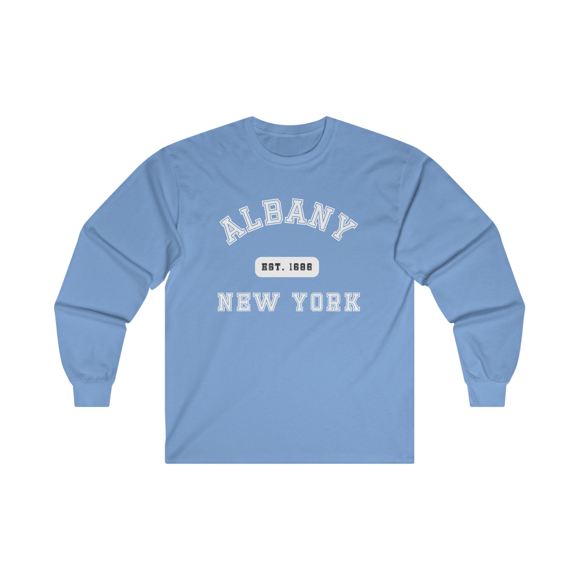 Albany New York Ultra Cotton Long Sleeve Tee