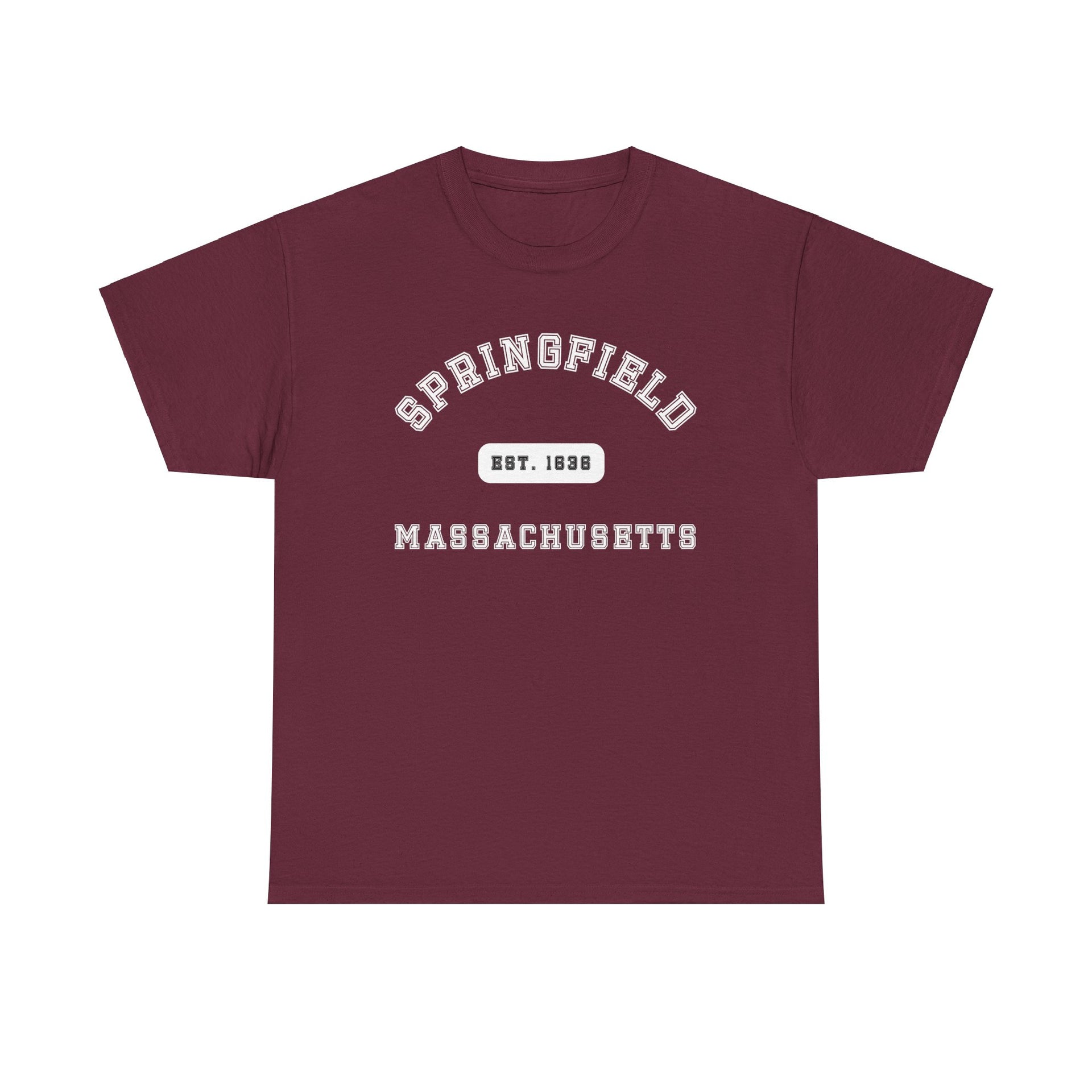 Springfield Massachusetts Unisex Cotton Tee