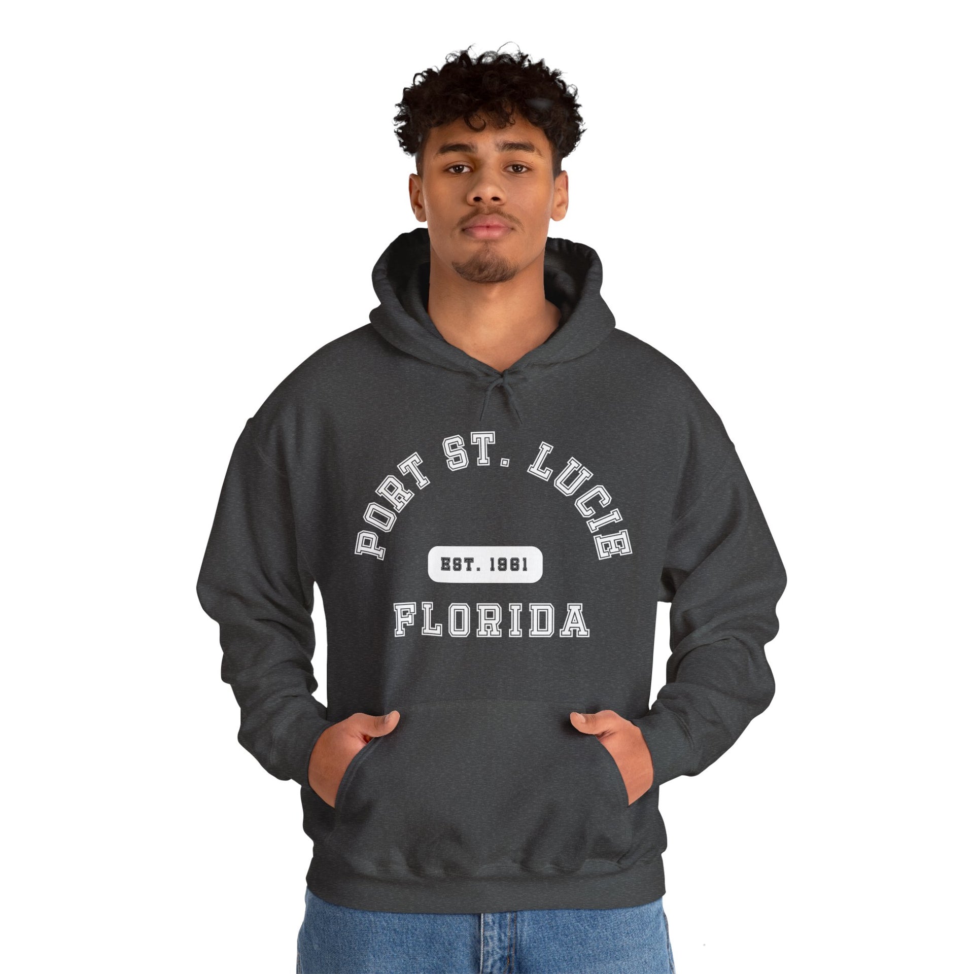 Port St. Lucie Florida Established Unisex Heavy Blend™ Hooded Sweatshirt