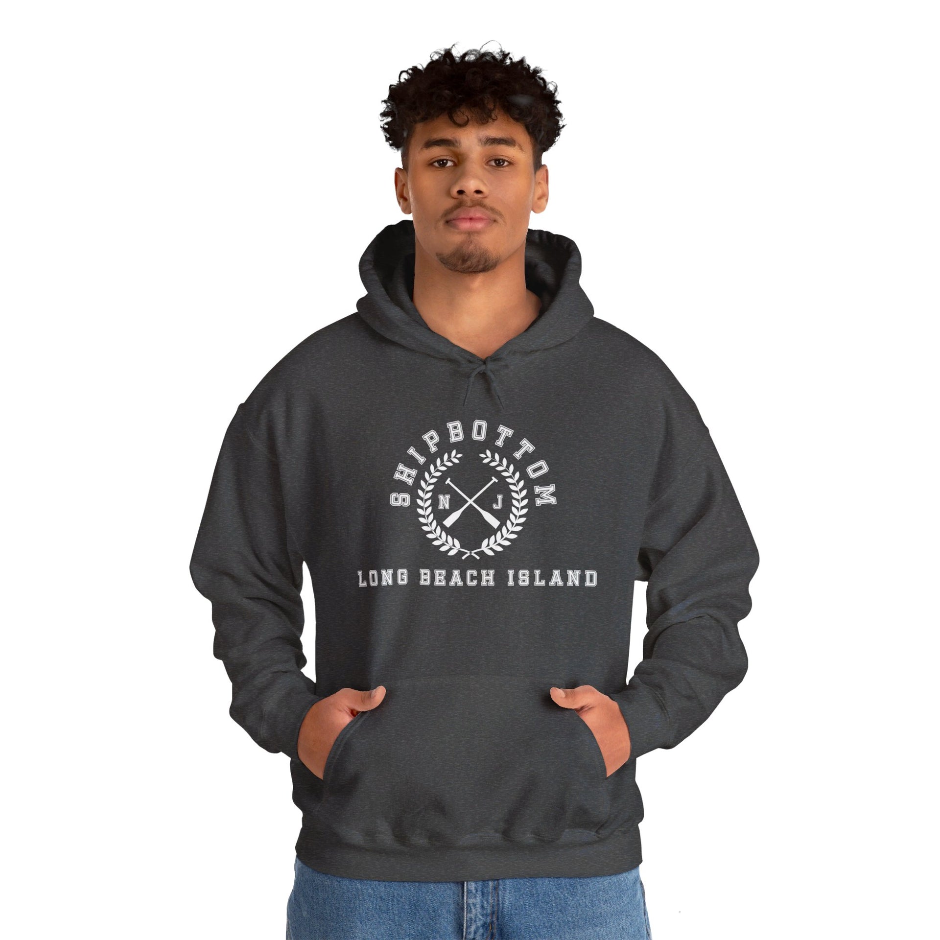 Shipbottom Long Beach Island Unisex Heavy Blend™ Hooded Sweatshirt