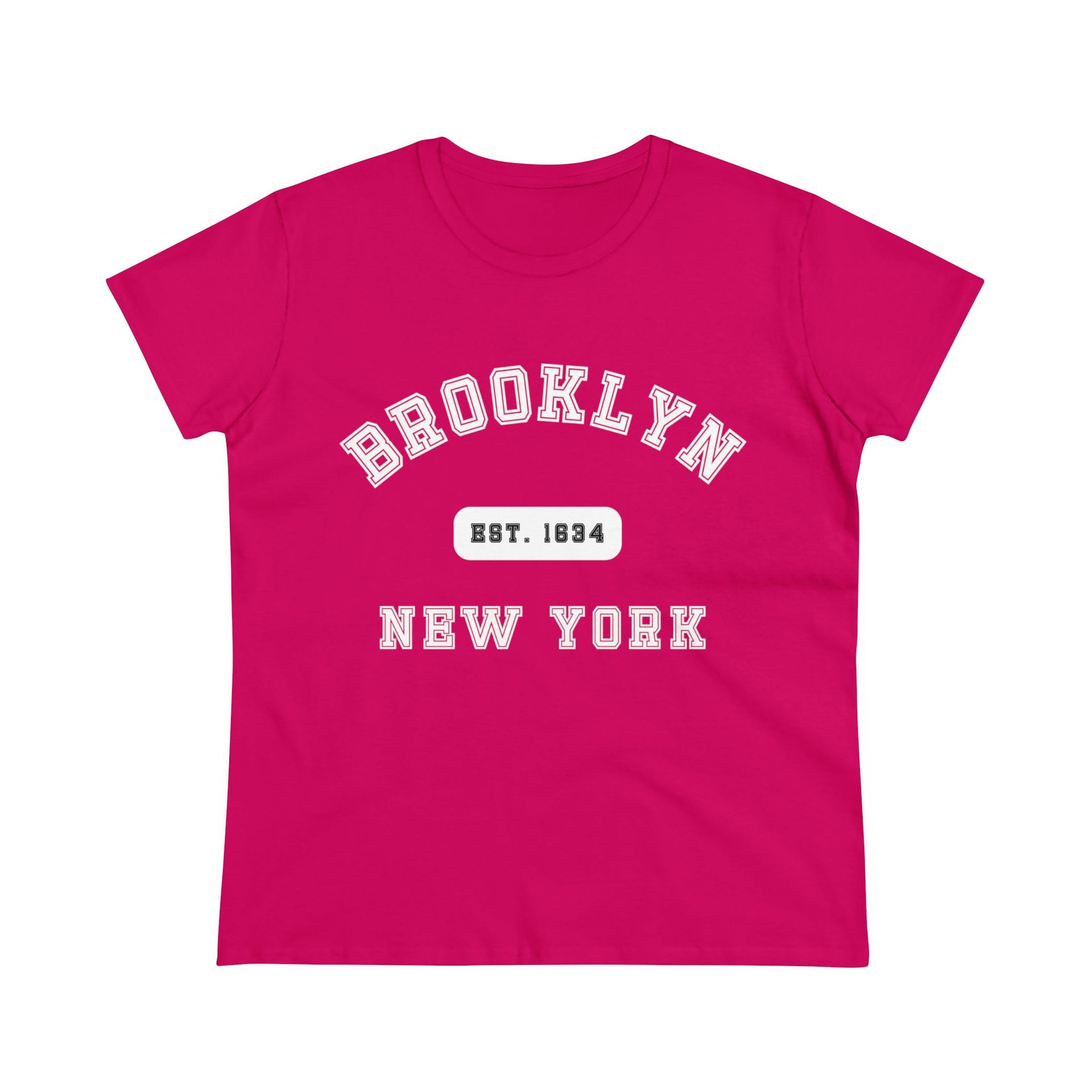 Brooklyn NY Women's Midweight Cotton Tee