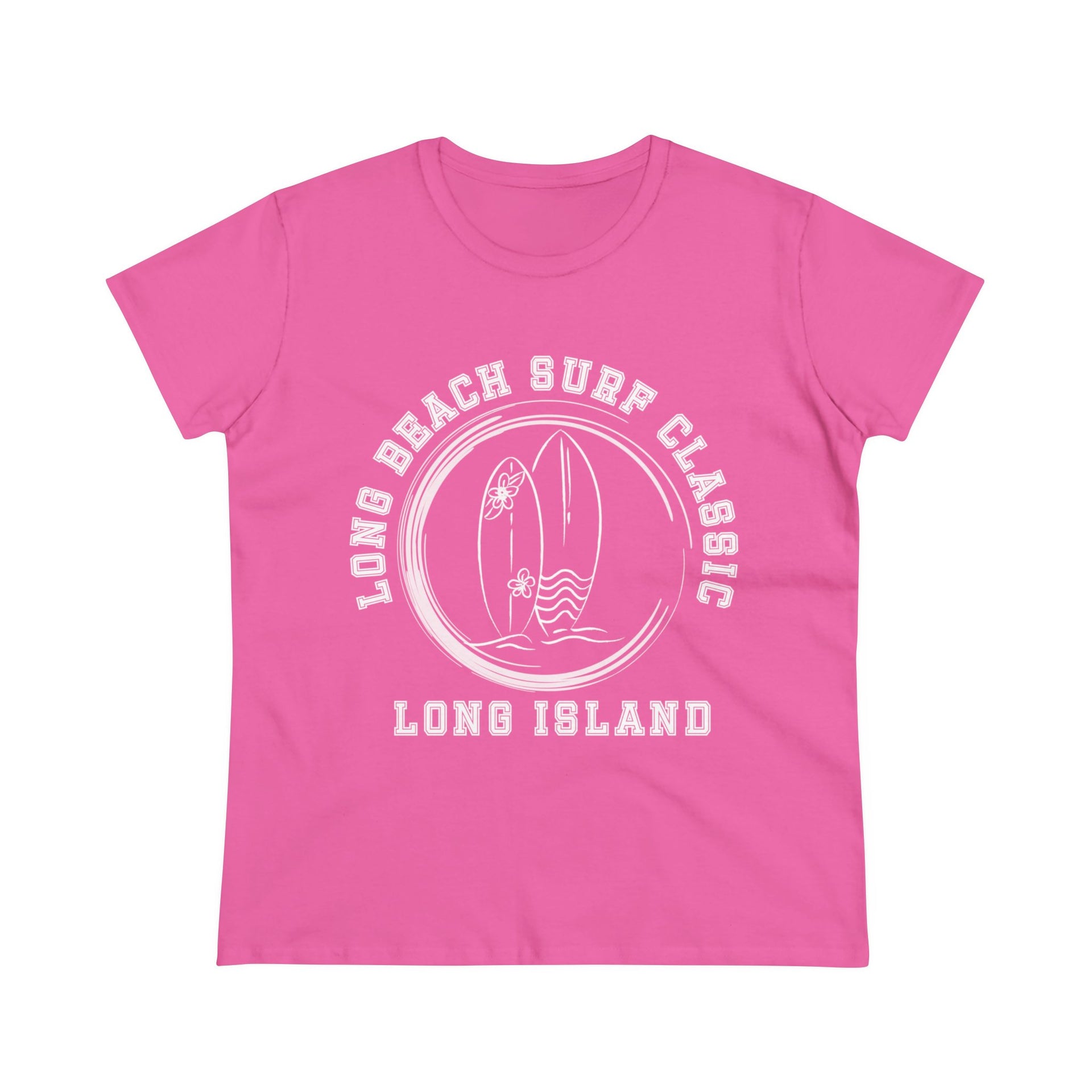 Long Beach Long Island Surf Classic Women's Midweight Cotton Tee