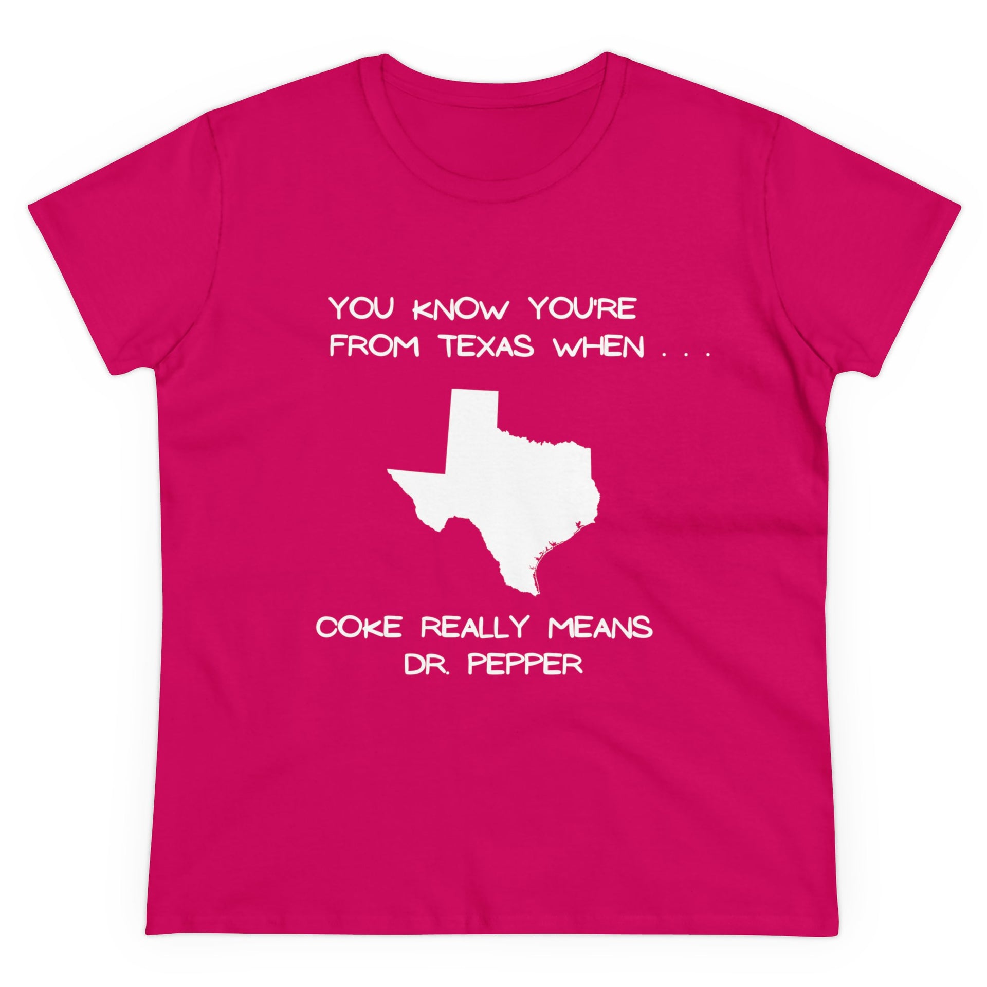 Texas Coke Women's Midweight Cotton Tee