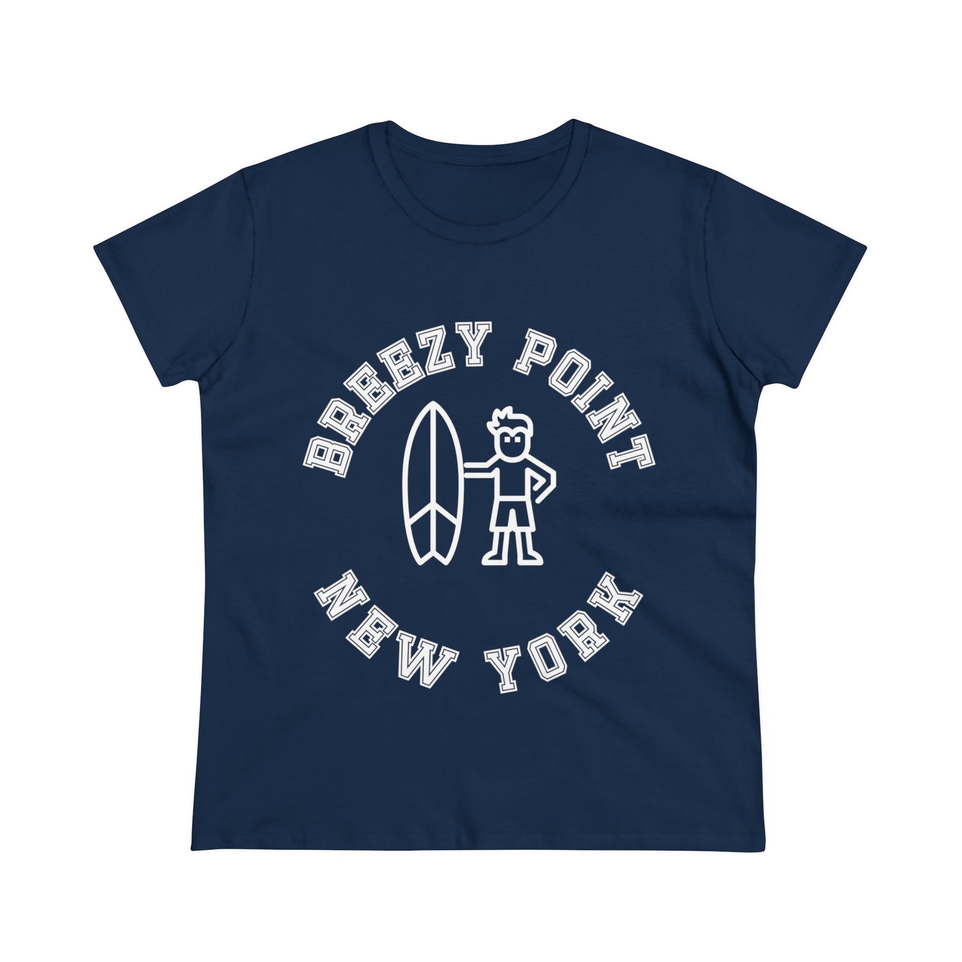 Breezy Point NYC Women's Midweight Cotton Tee