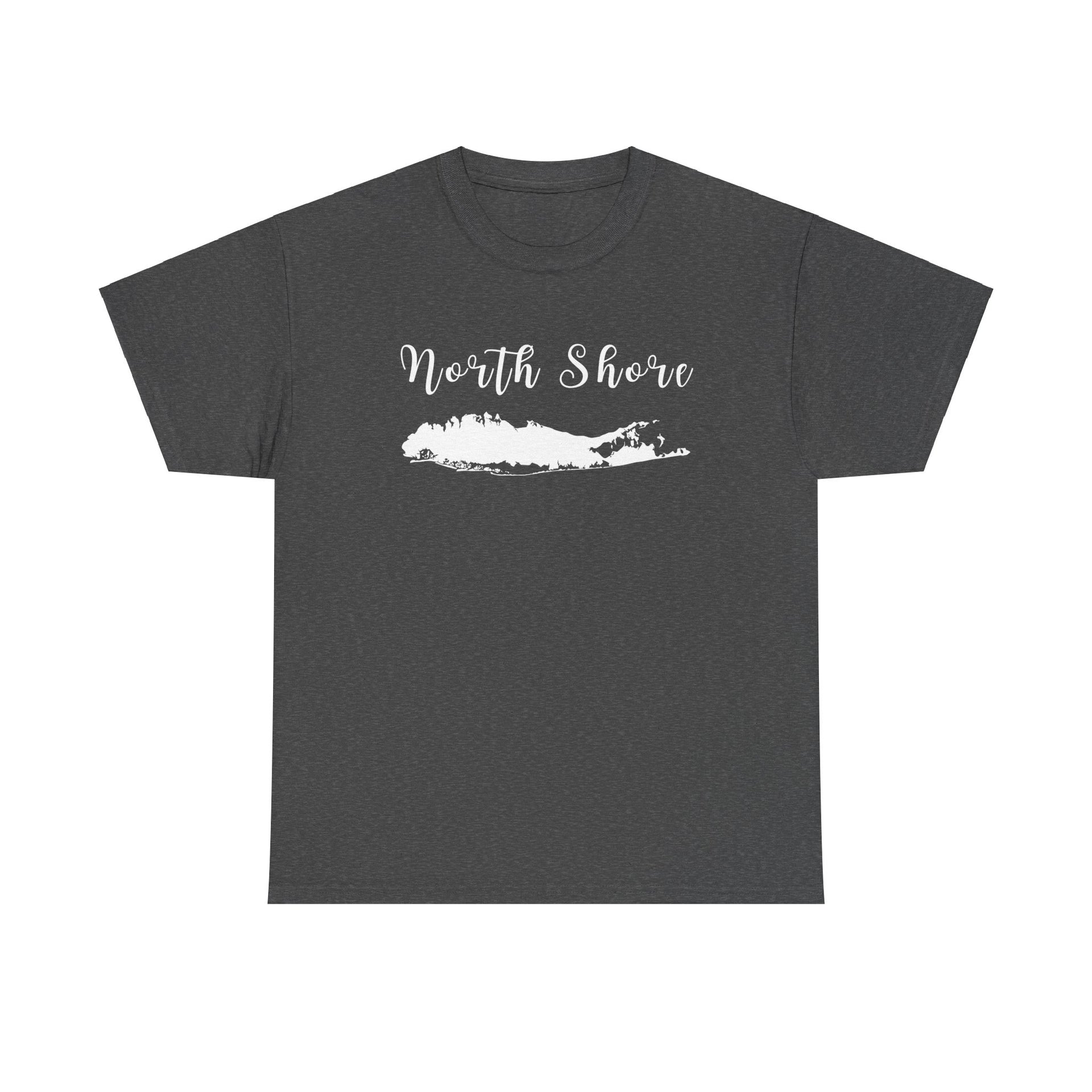 North Shore (Script) Long Island Unisex Cotton Tee