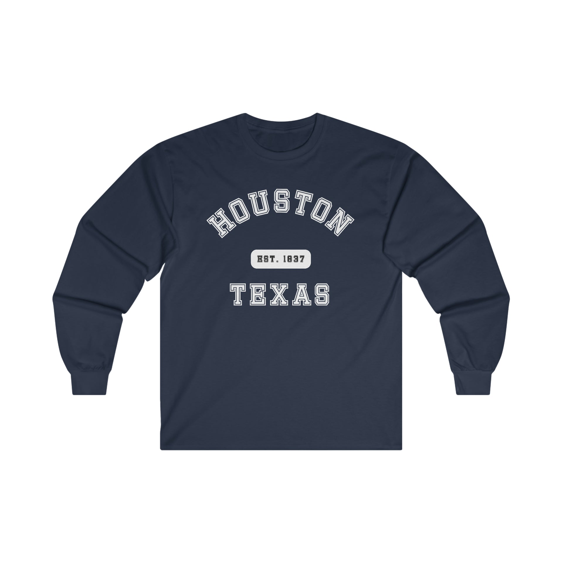 Houston Texas Ultra Cotton Long Sleeve Tee