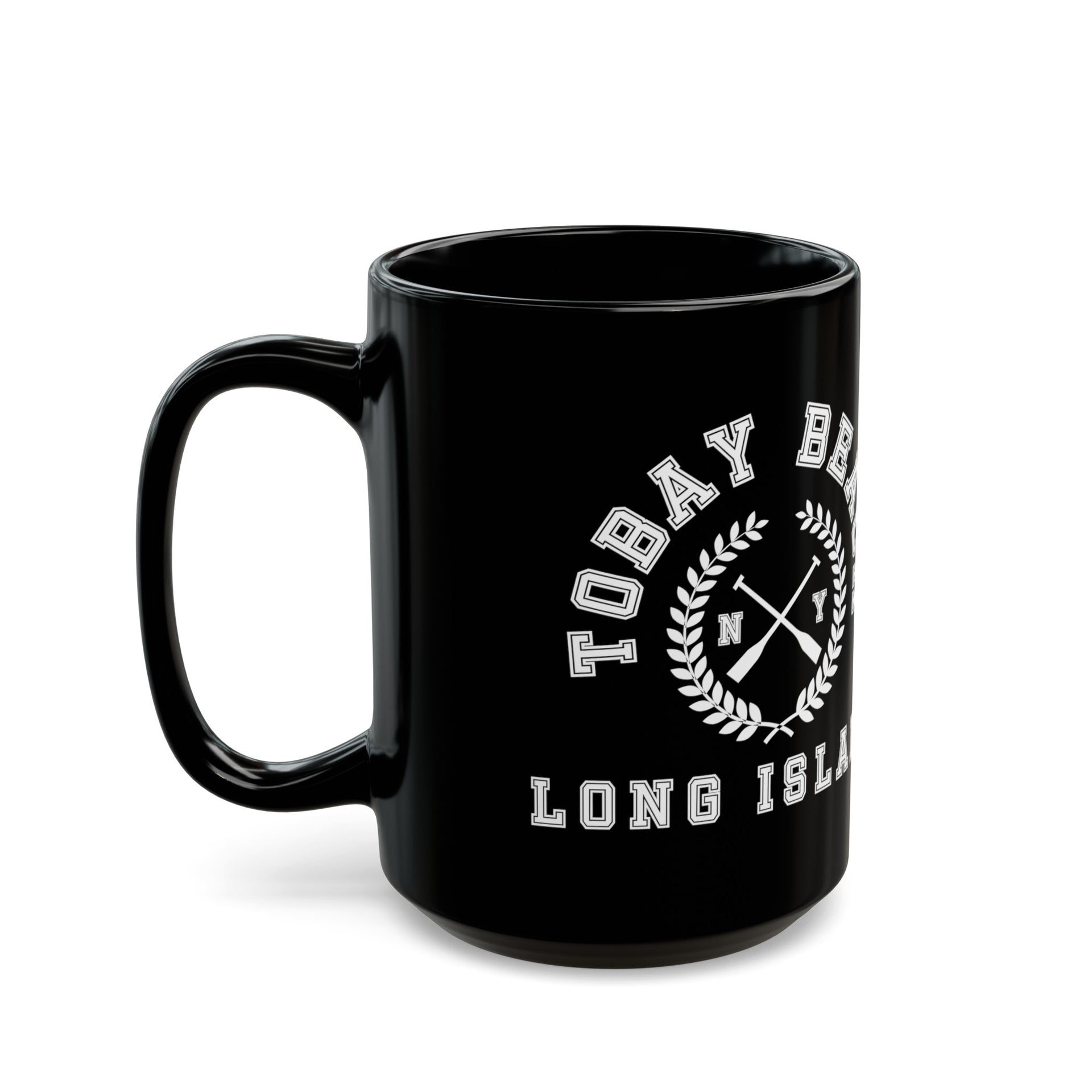 Tobay Beach Long Island Black Mug