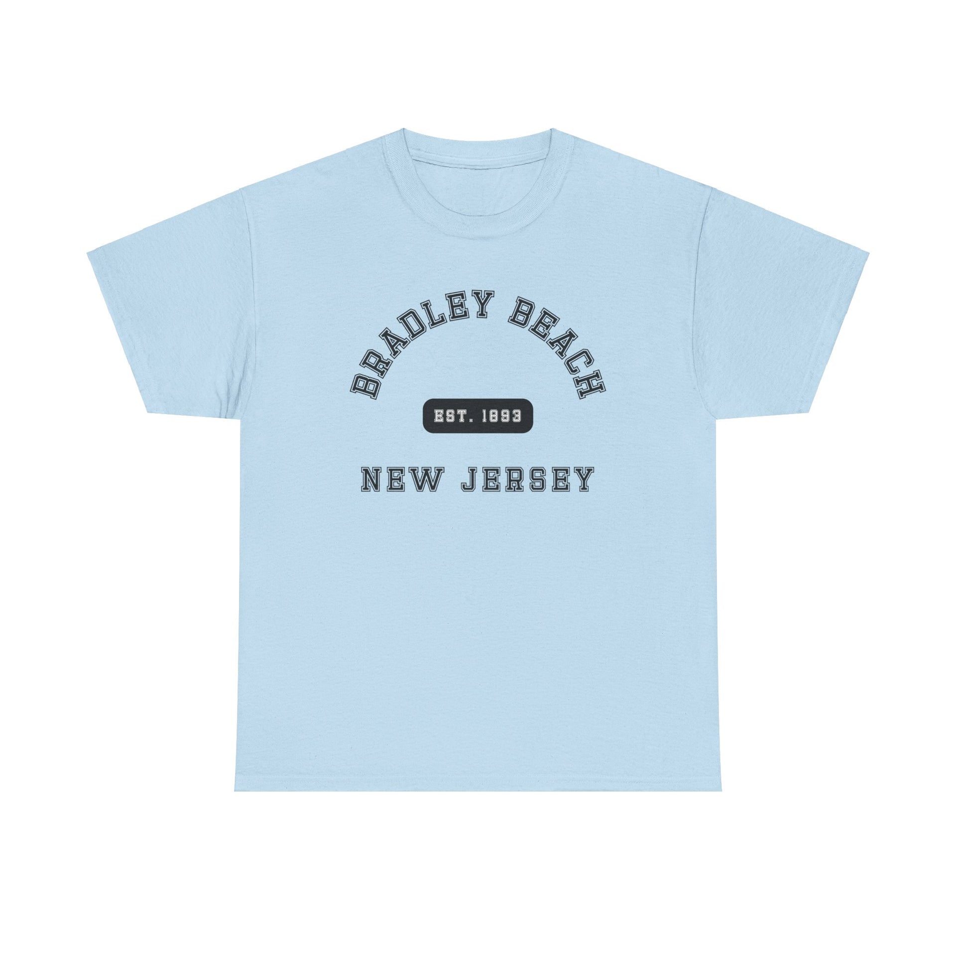 Bradley Beach NJ Est Unisex Cotton Tee