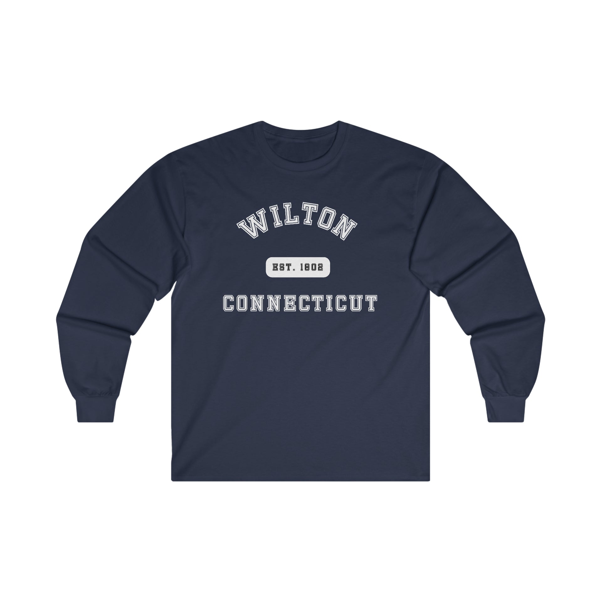 Wilton CT Ultra Cotton Long Sleeve Tee