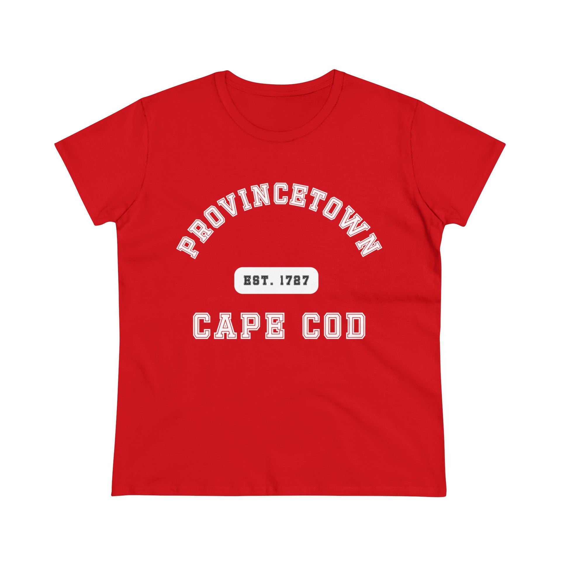 Provincetown Cape Cod Est. 1727 Women's Midweight Cotton Tee