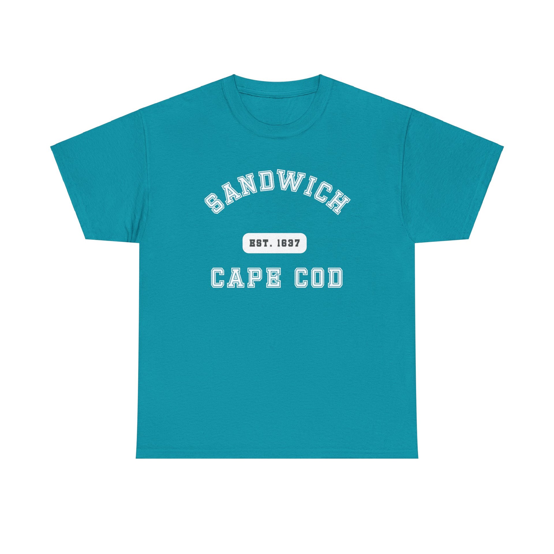 Sandwich Cape Cod Est. 1637 Unisex Cotton Tee