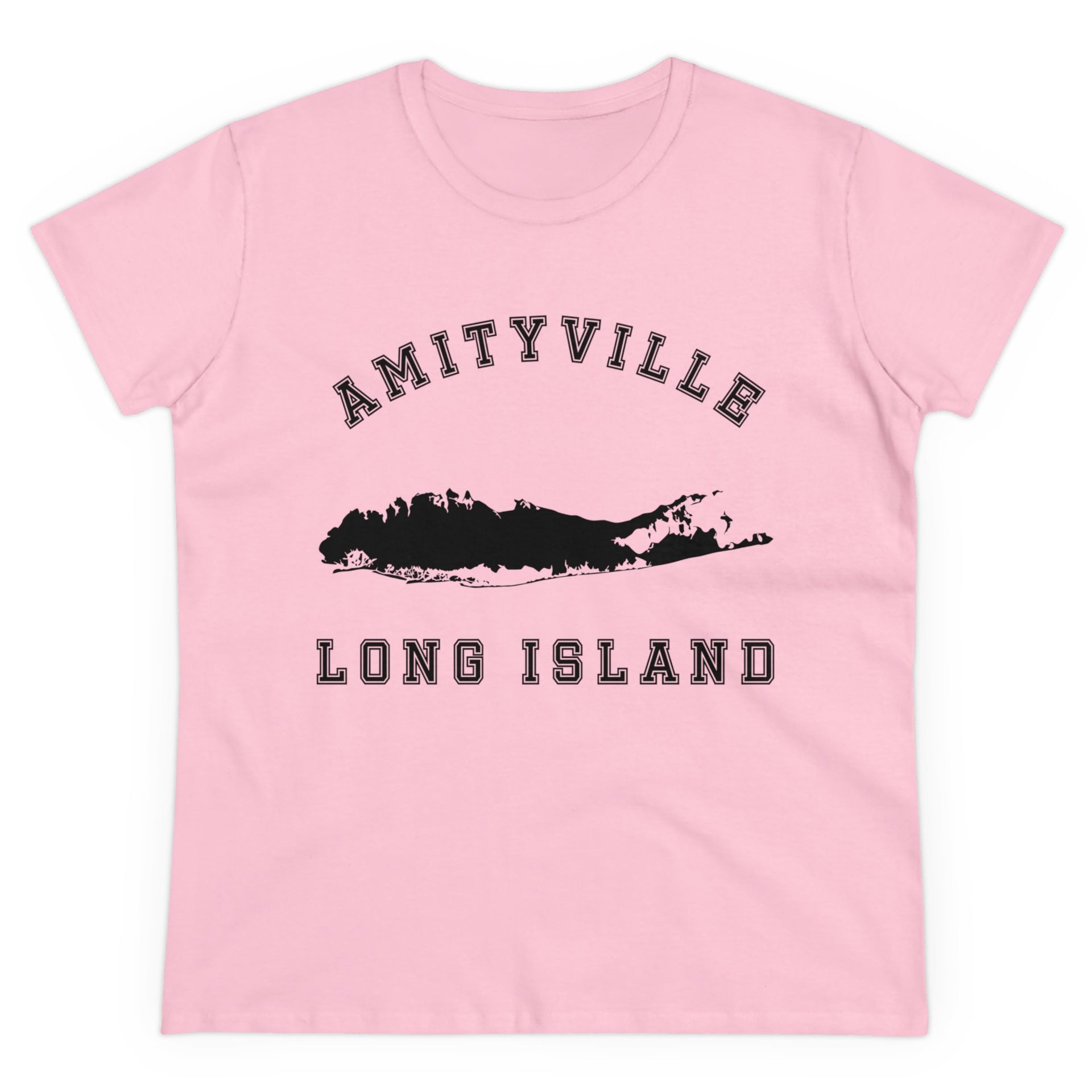 Amityville Long Island  Women's Midweight Cotton Tee