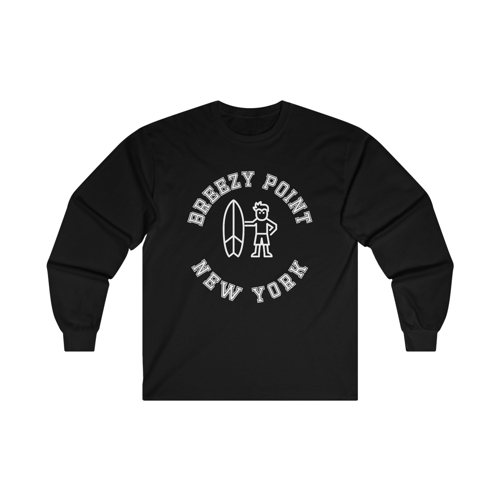 Breezy Point NYC Ultra Cotton Long Sleeve Tee