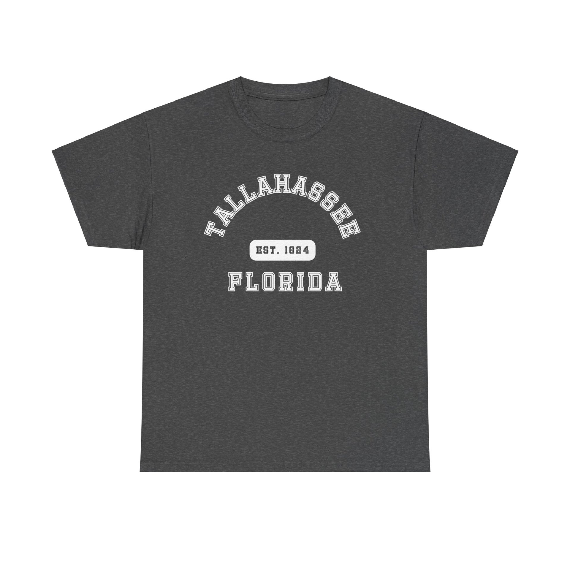 Tallahassee Florida Established Unisex Cotton Tee