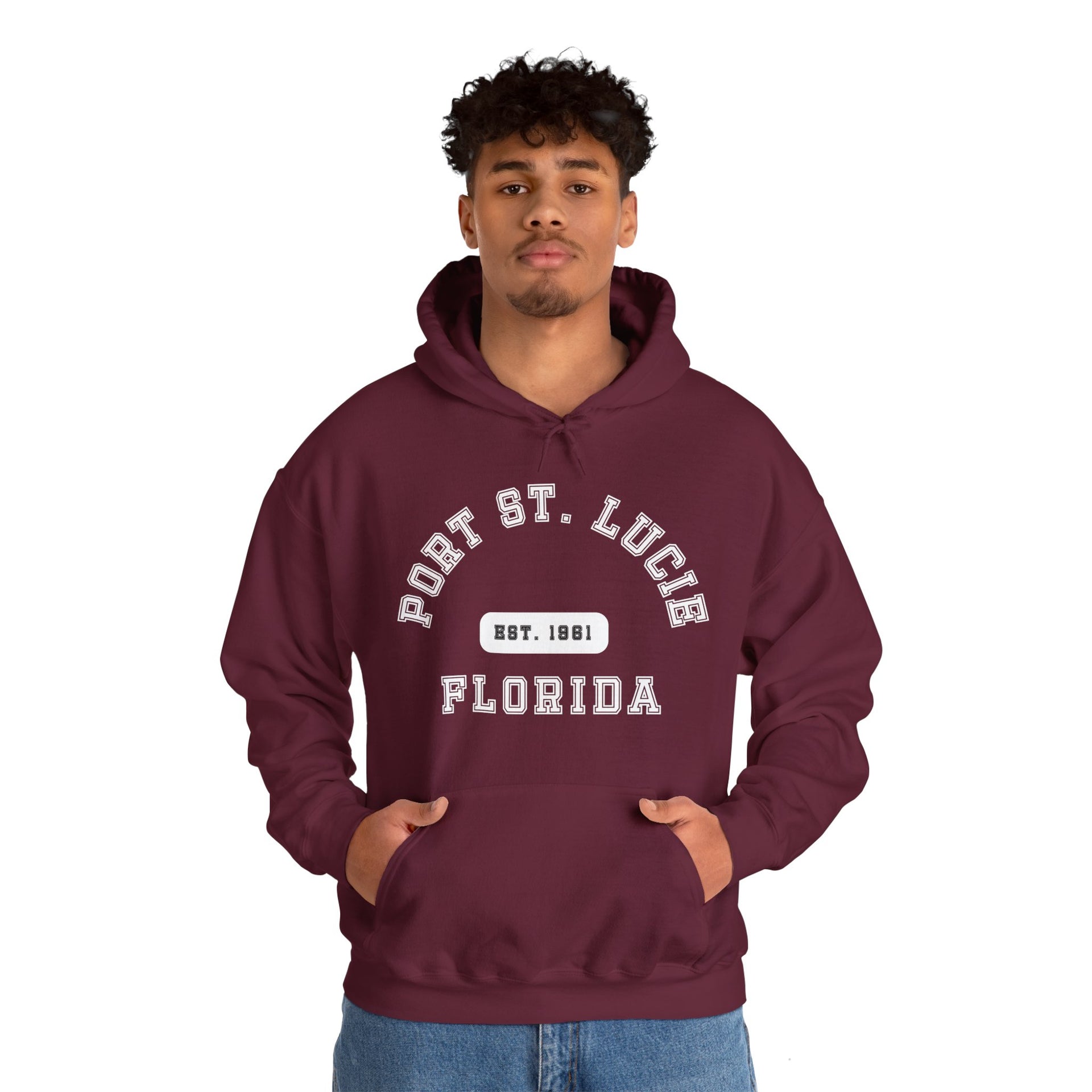 Port St. Lucie Florida Established Unisex Heavy Blend™ Hooded Sweatshirt