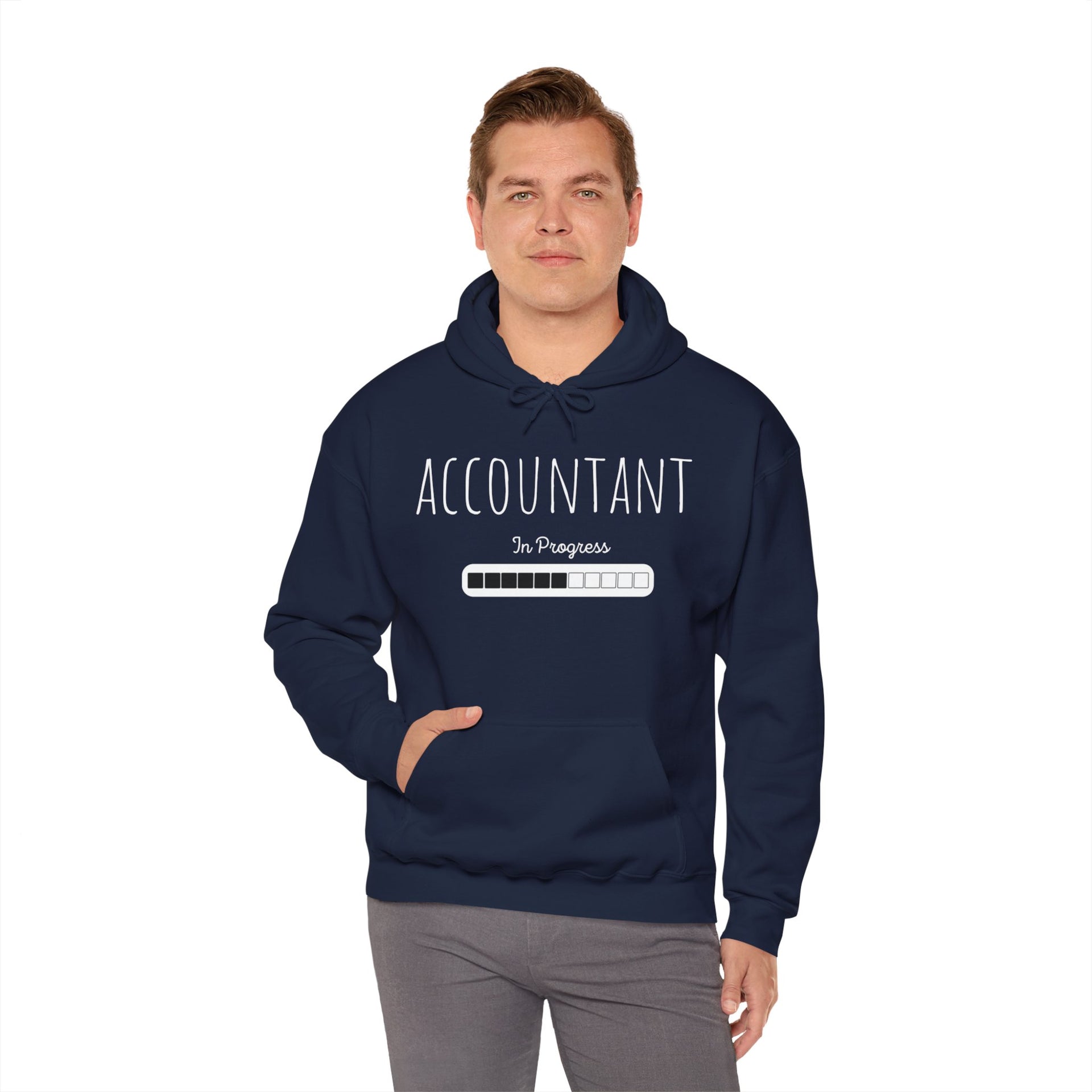 Accountant in Progress Unisex Heavy Blend™ Hooded Sweatshirt