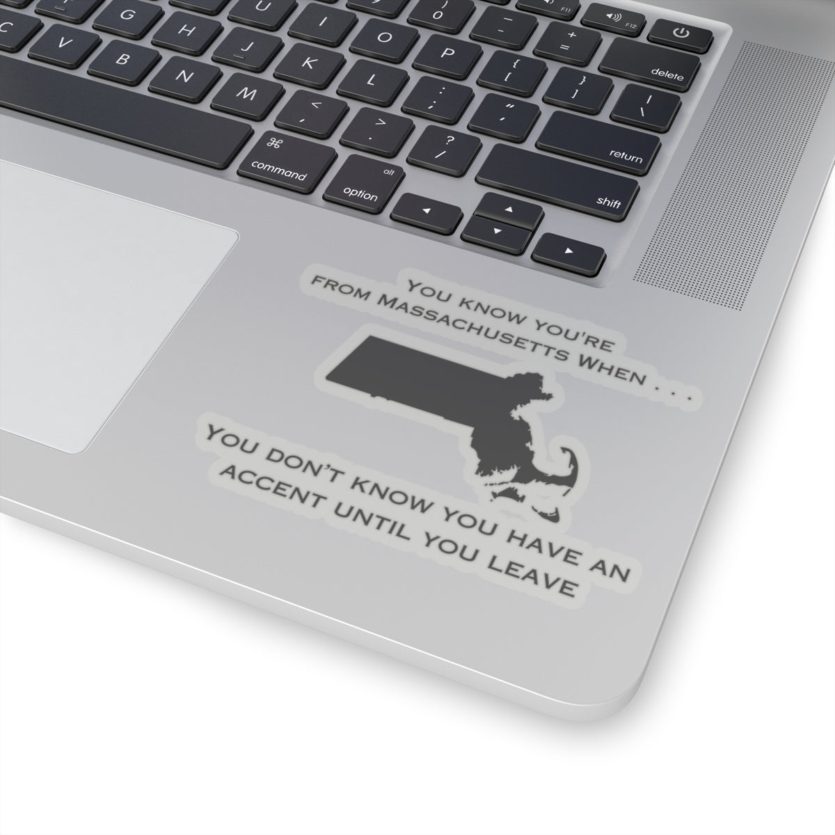 Massachusetts Accent Kiss-Cut Stickers