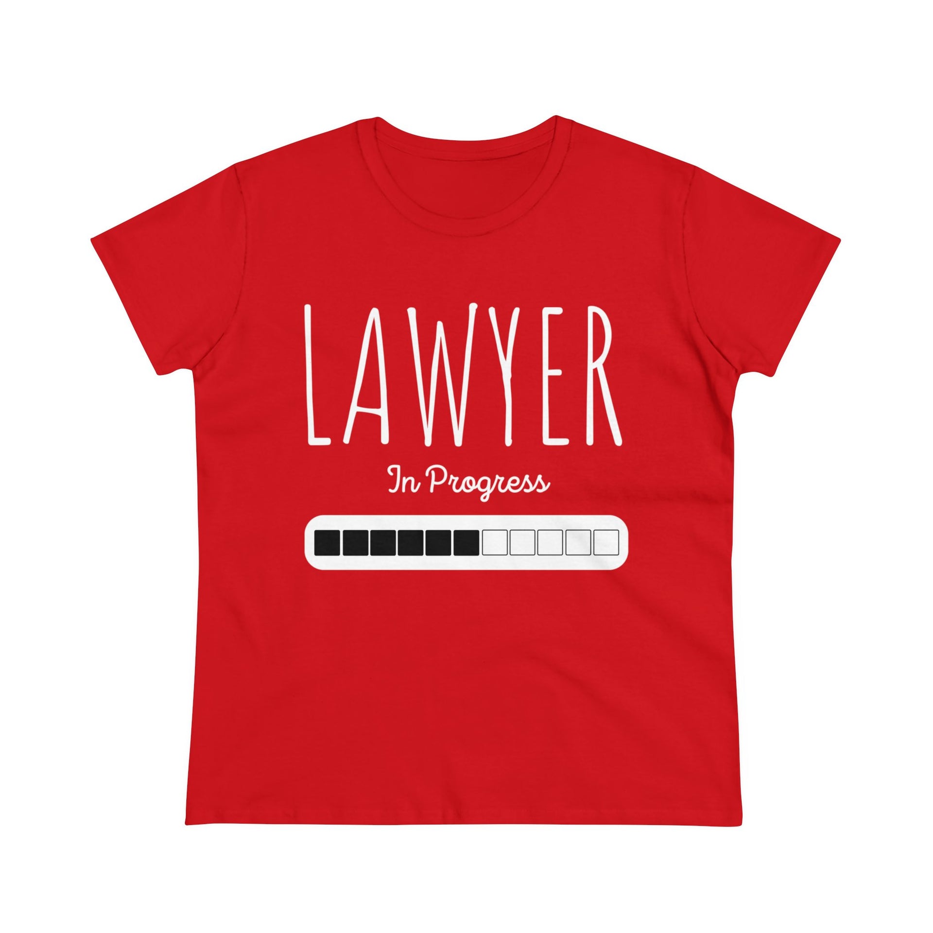 Lawyer in Progress Women's Midweight Cotton Tee