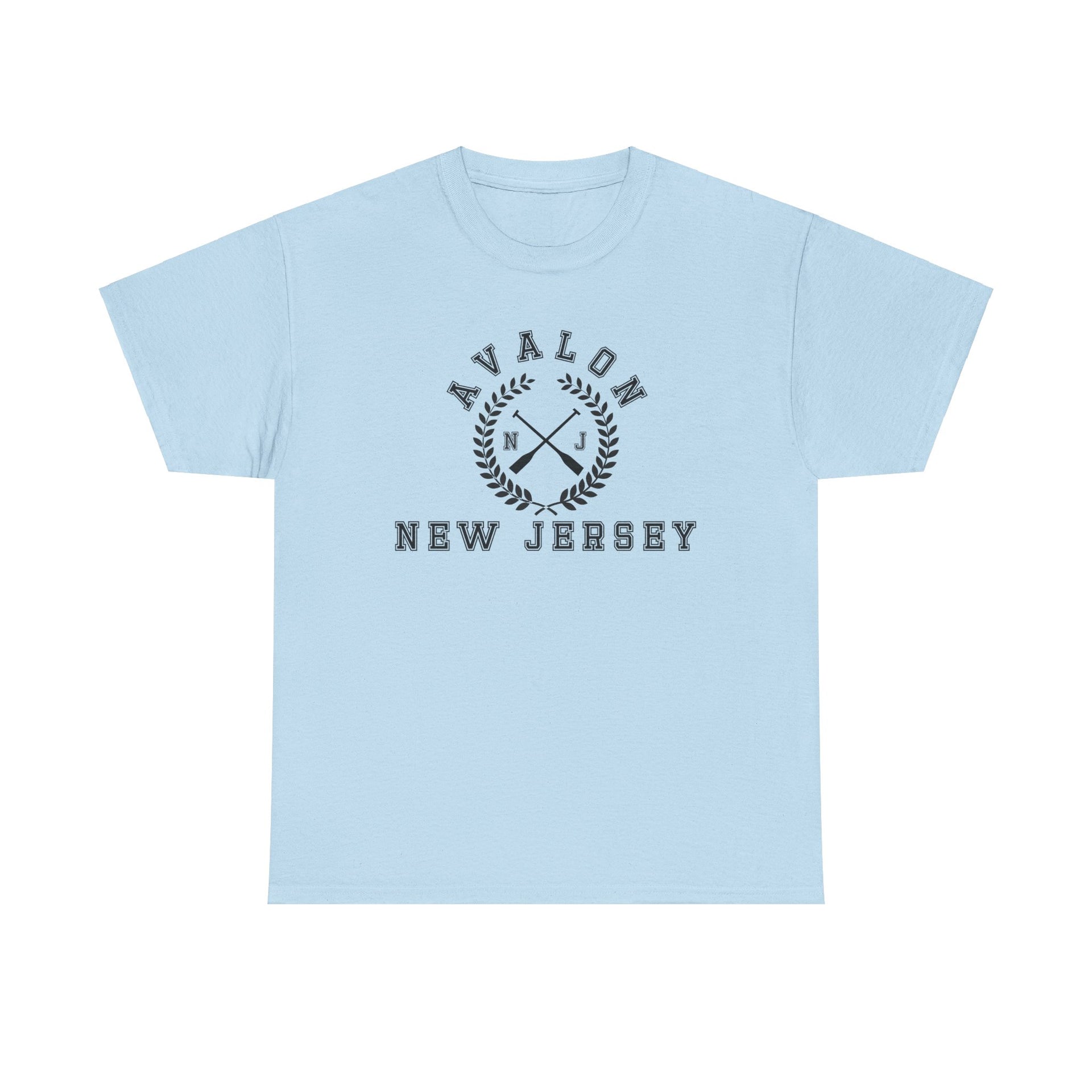 Avalon NJ Crossed Oars Unisex Cotton Tee