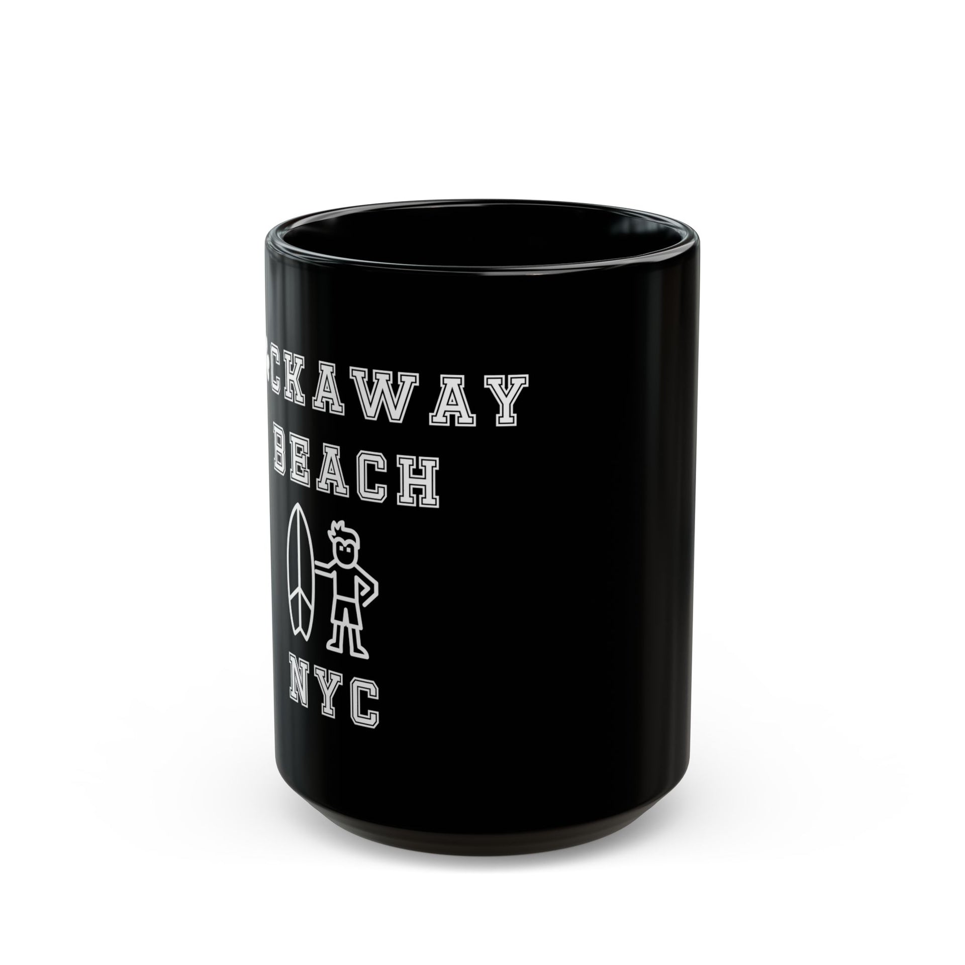 Rockaway Beach NYC St. Patrick’s Black Mug