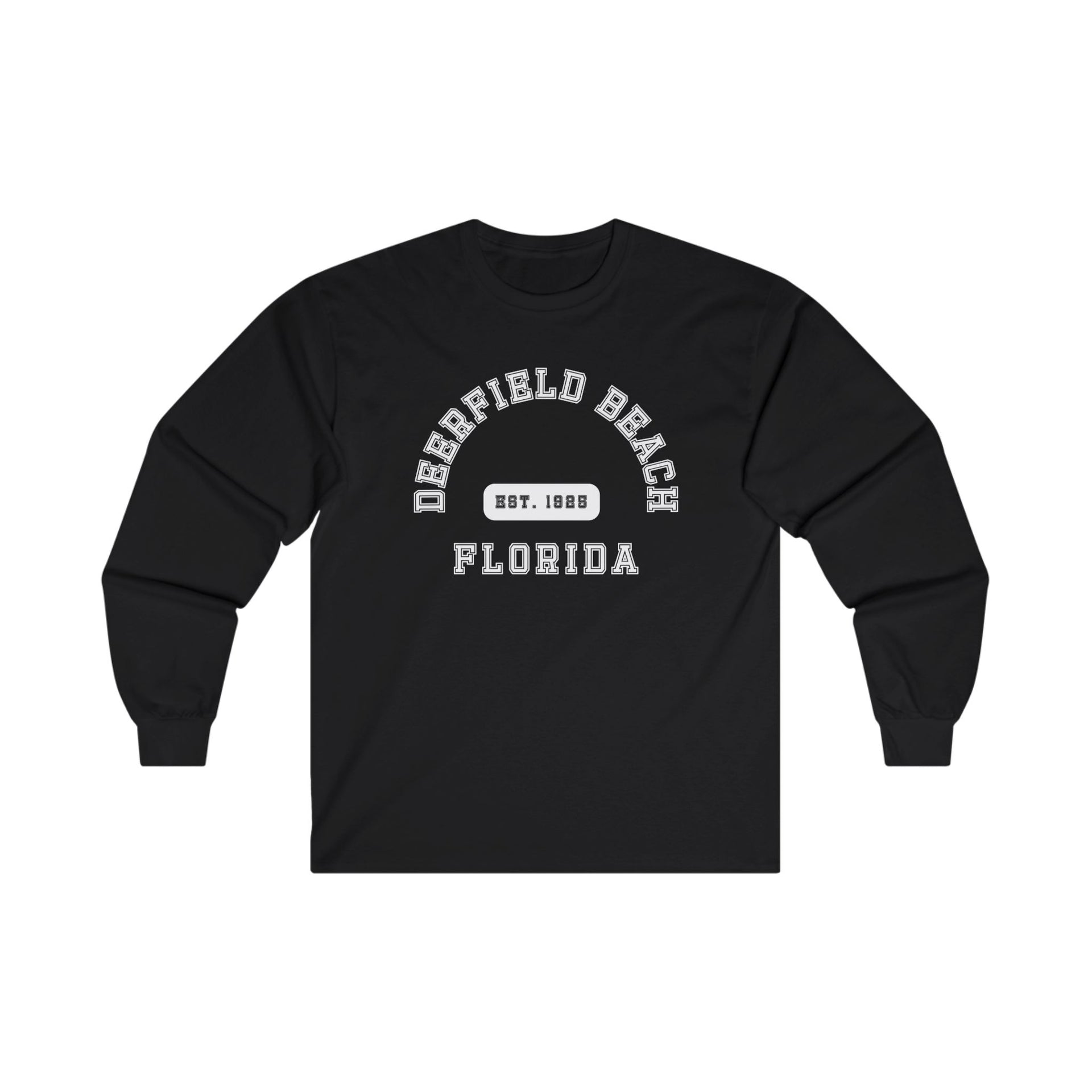 Deerfield Beach Florida Established Ultra Cotton Long Sleeve Tee