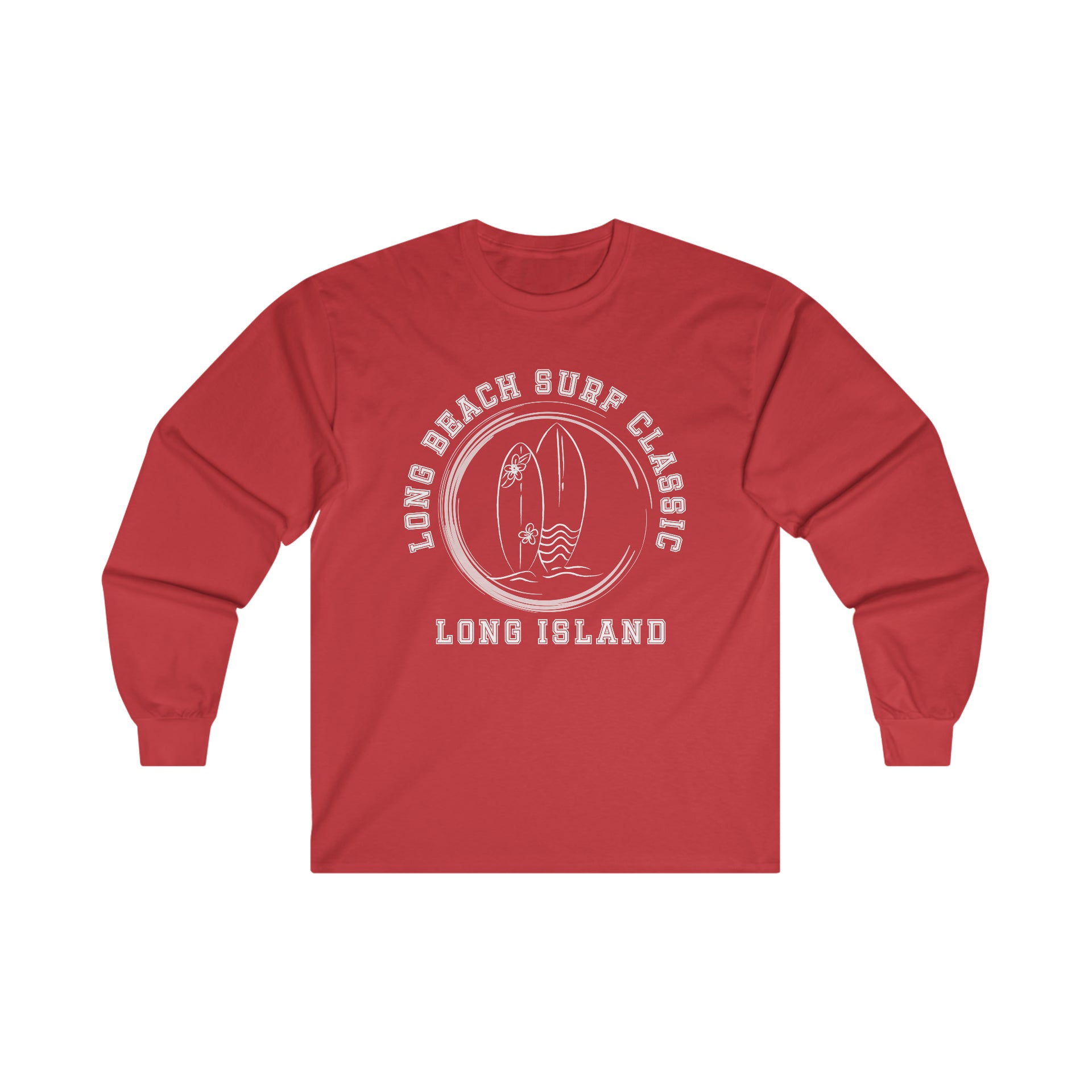 Long Beach Long Island Surf Classic Ultra Cotton Long Sleeve Tee