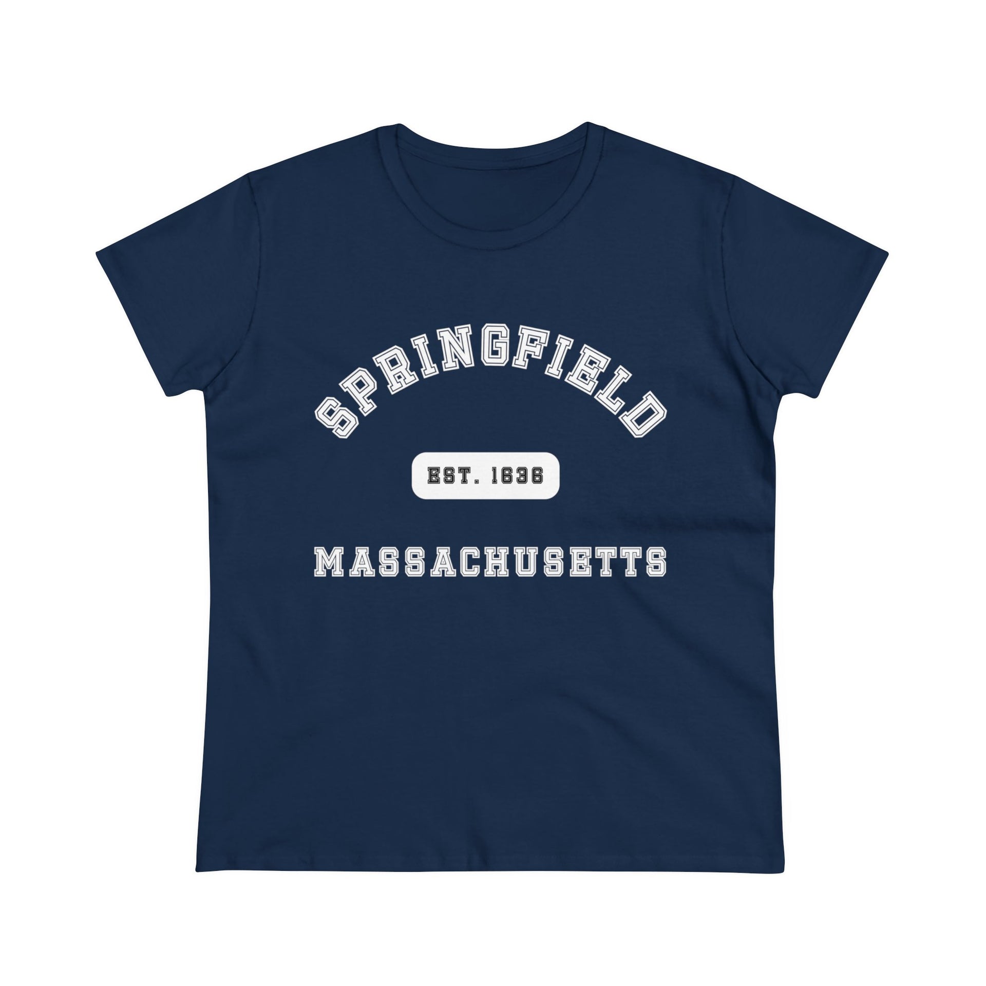 Springfield Massachusetts Women's Midweight Cotton Tee