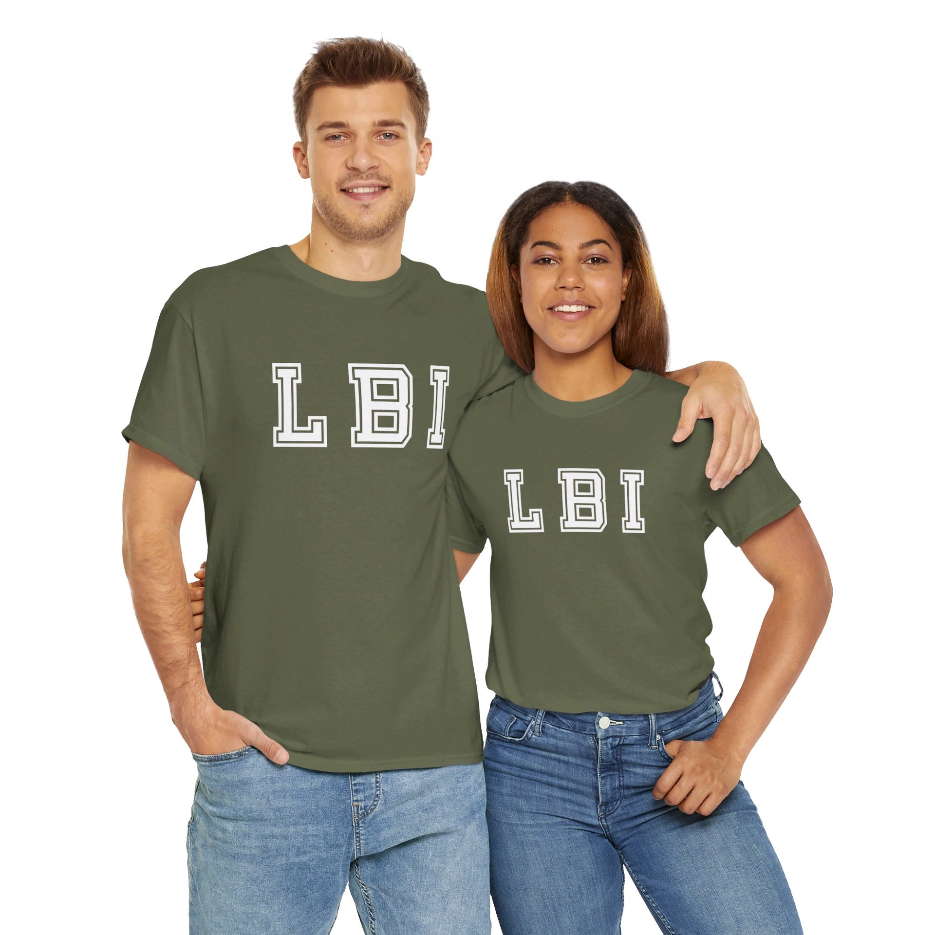 LBI Crossed Oars Unisex Cotton Tee