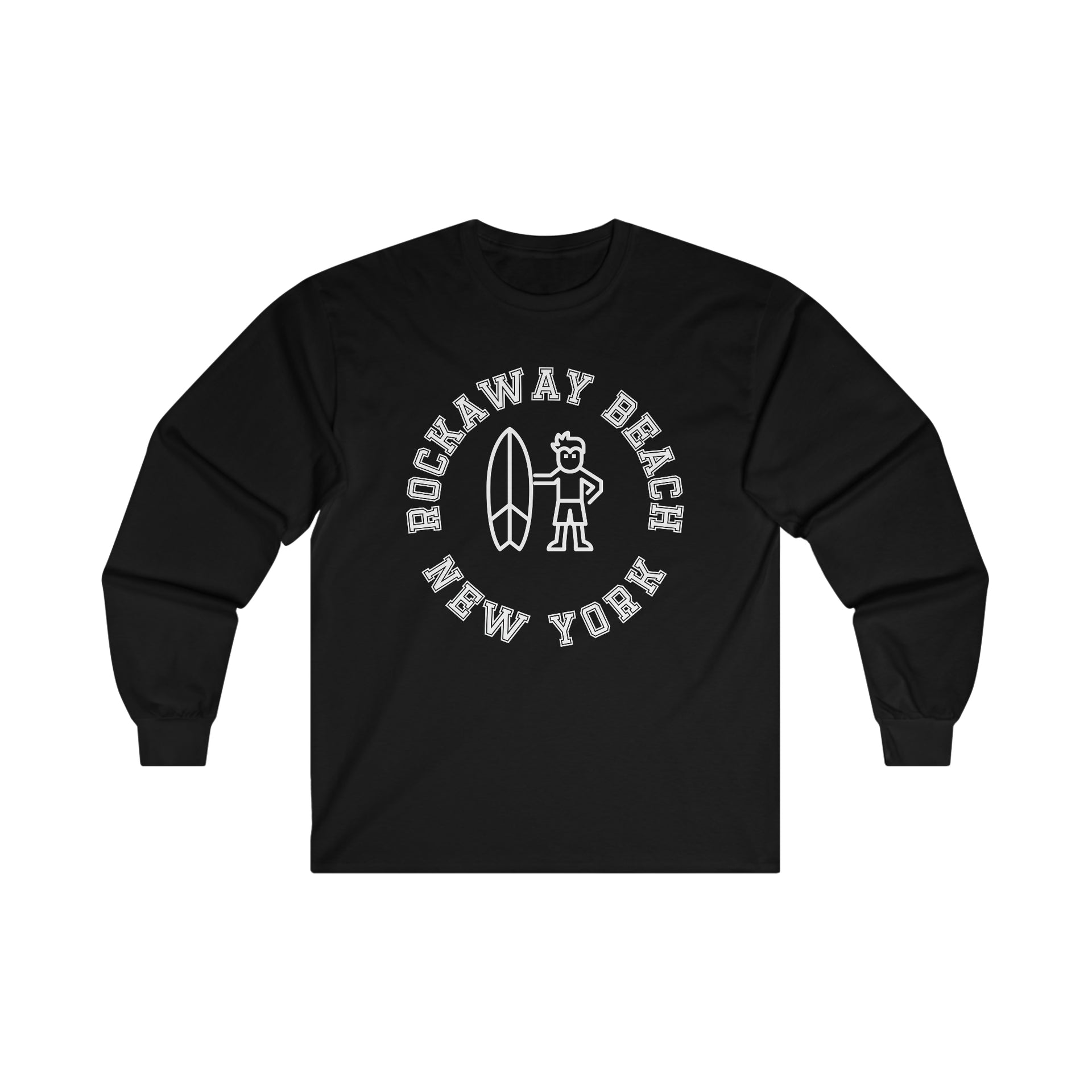 Rockaway Beach NYC Ultra Cotton Long Sleeve Tee