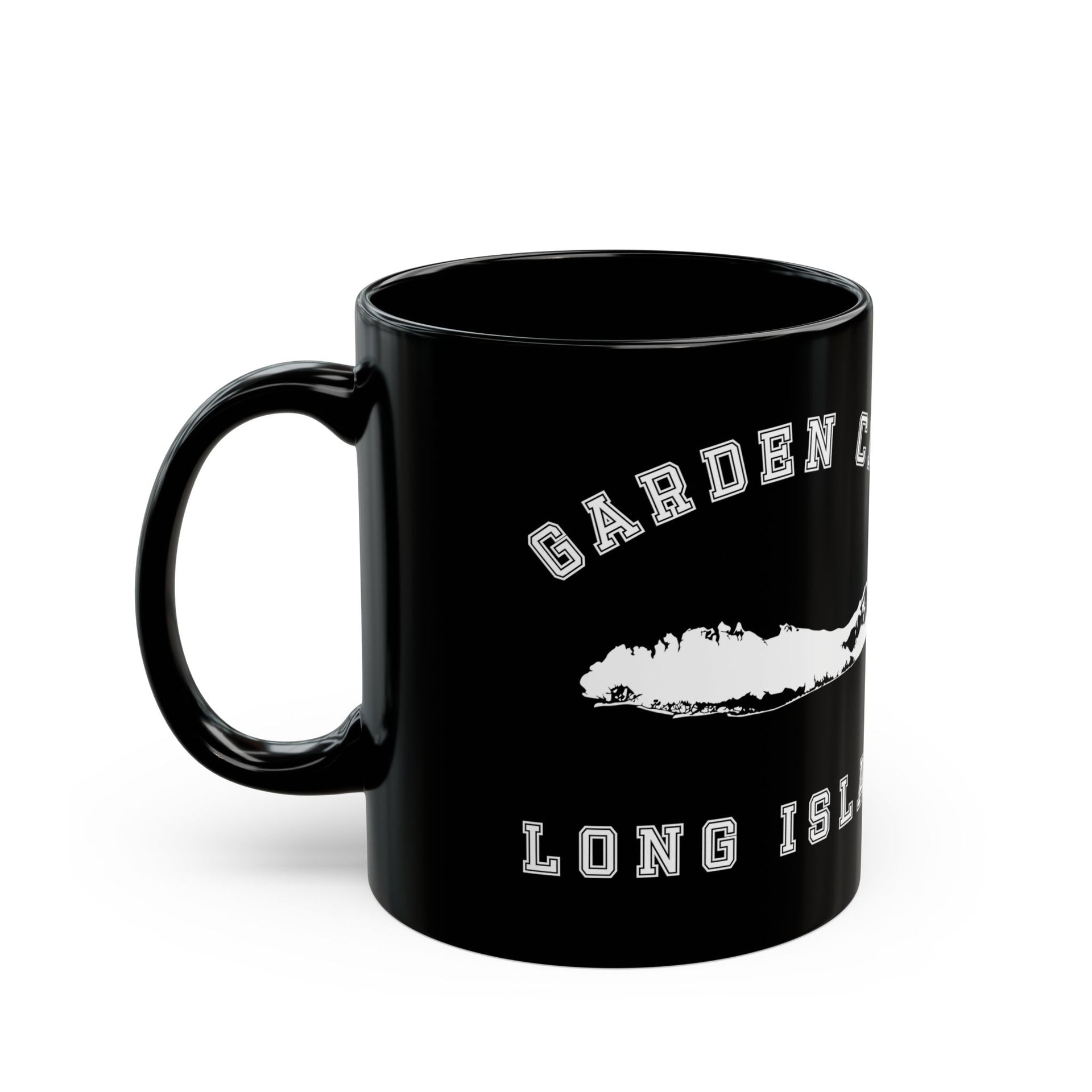 Garden City Long Island Black Mug