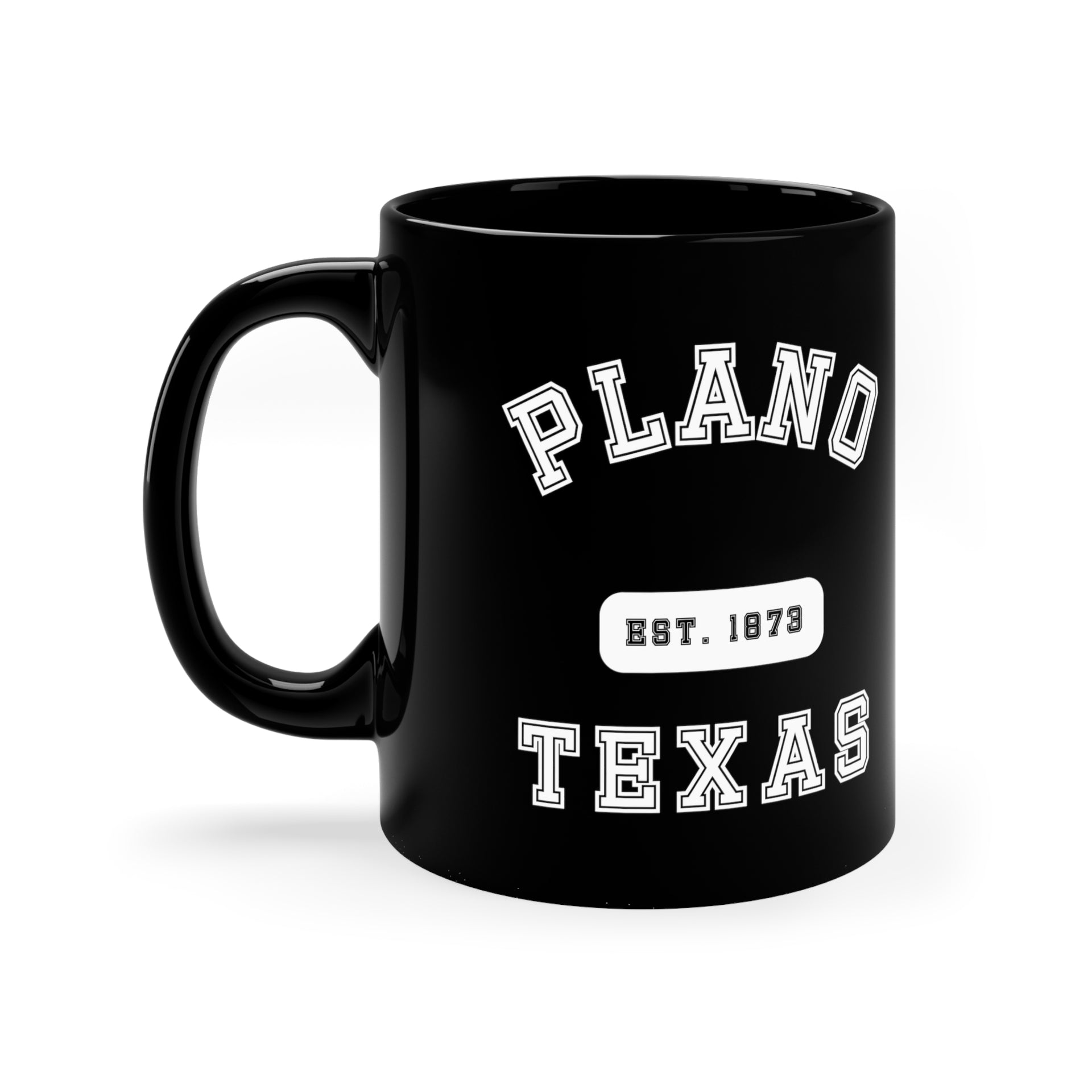 Plano Texas 11oz Black Mug