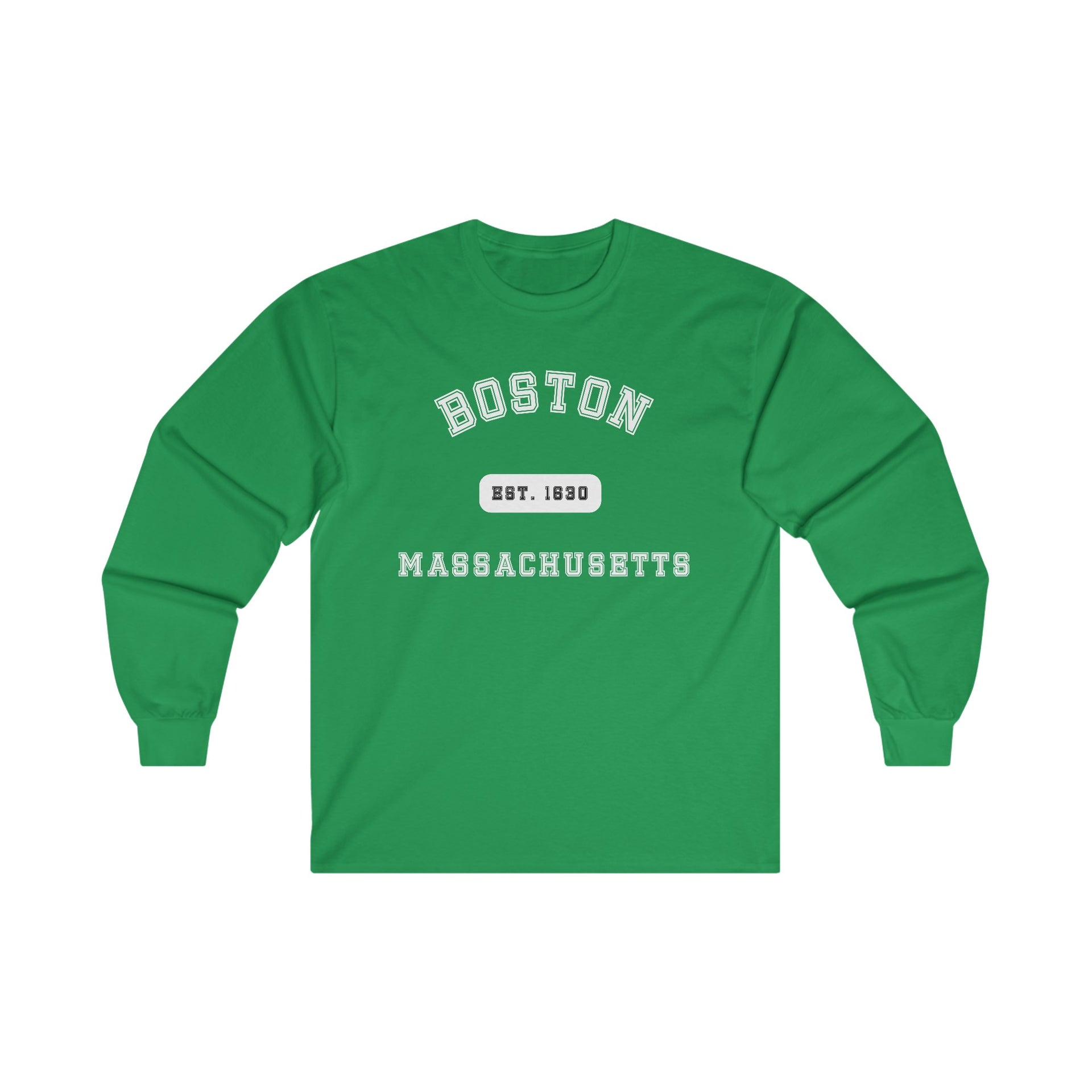 Boston Massachusetts Ultra Cotton Long Sleeve Tee