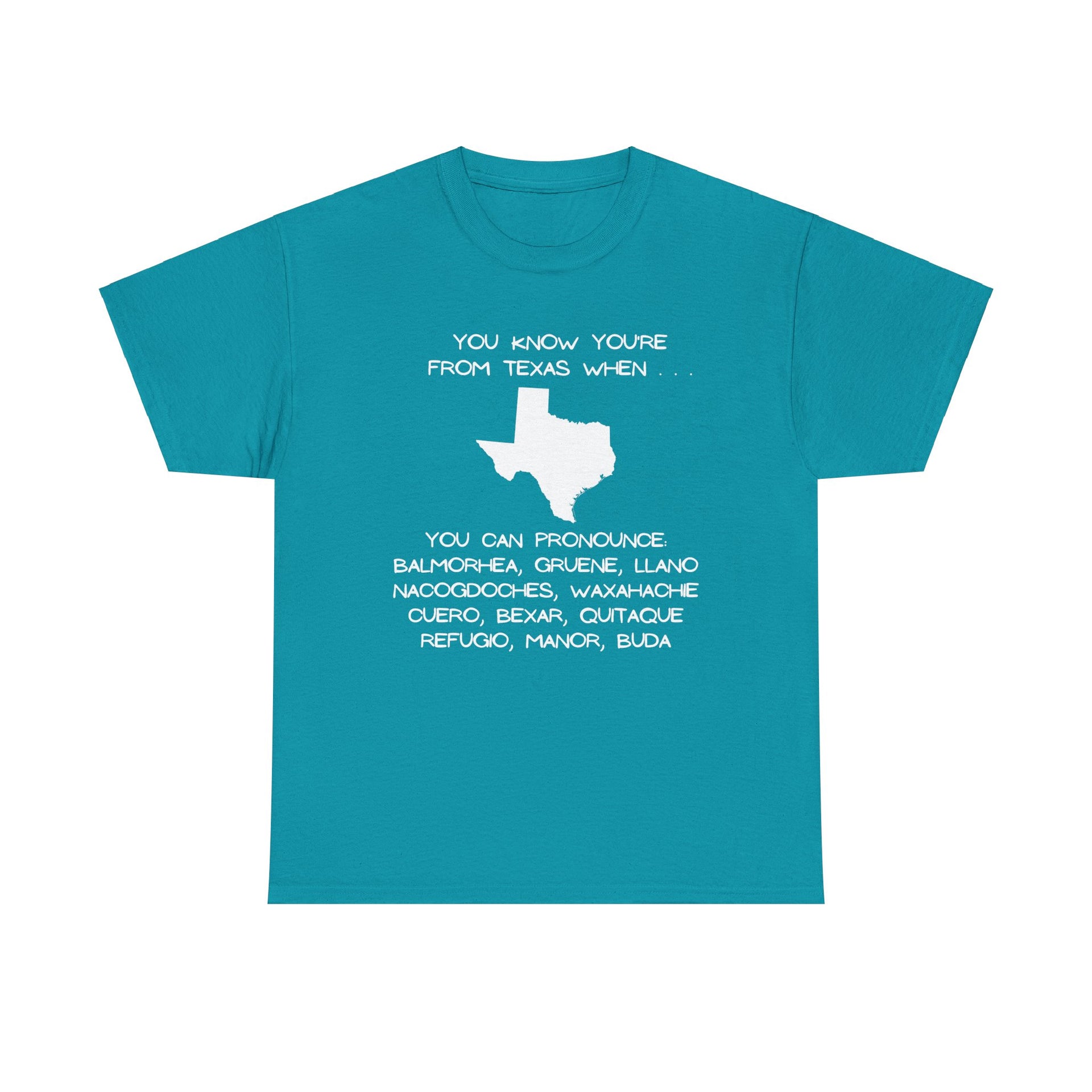 Texas Cities Unisex Cotton Tees