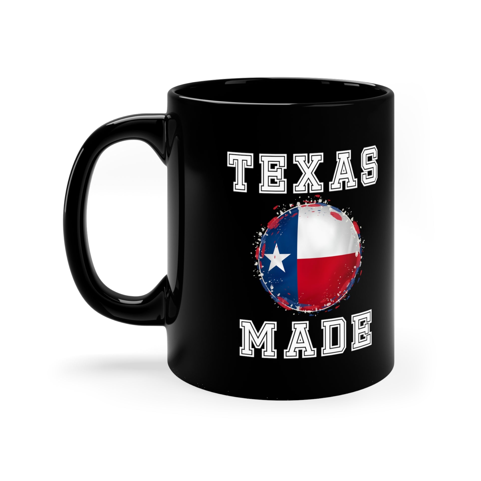 Texas Made 11oz Black Mug