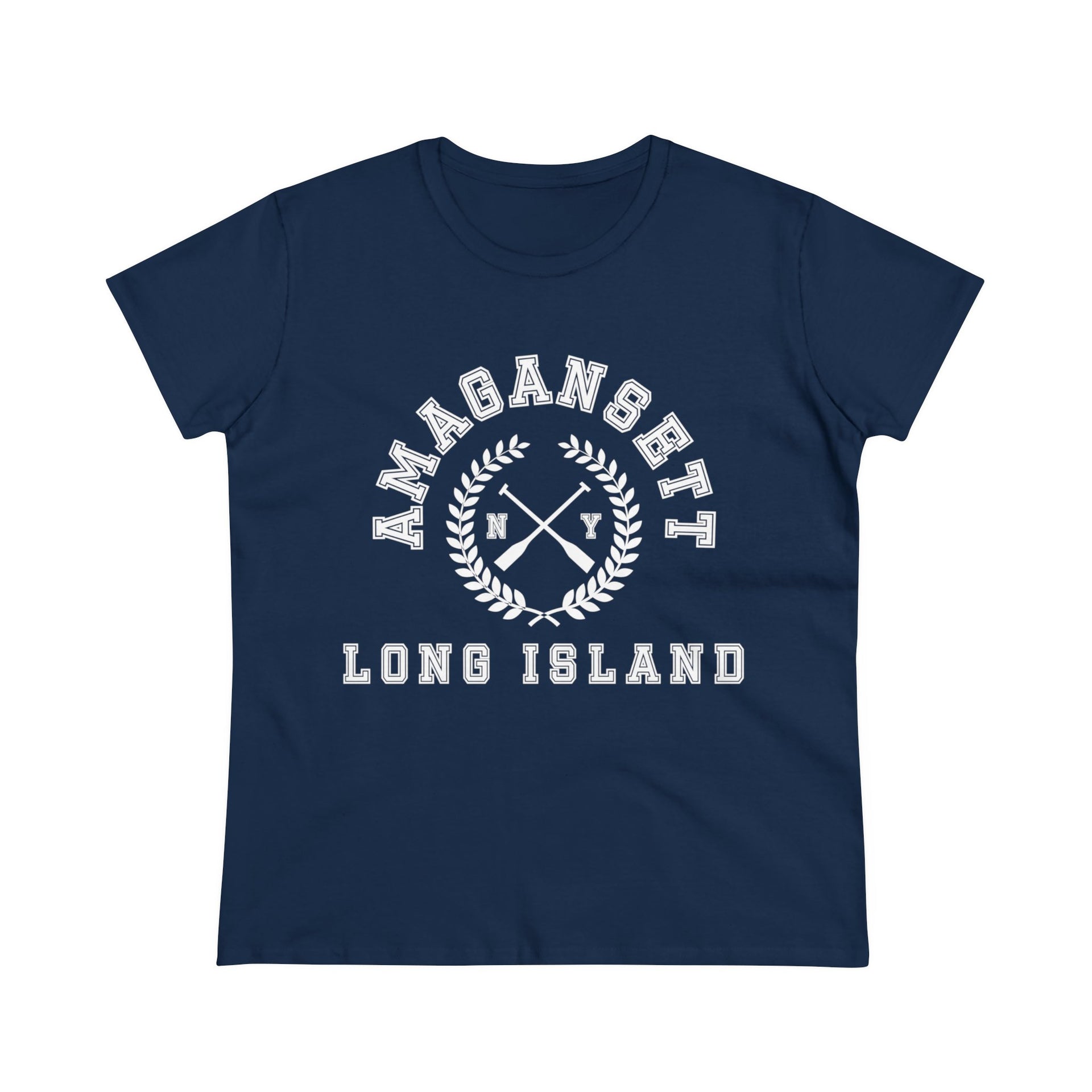 Amagansett Long Island Women's Midweight Cotton Tee