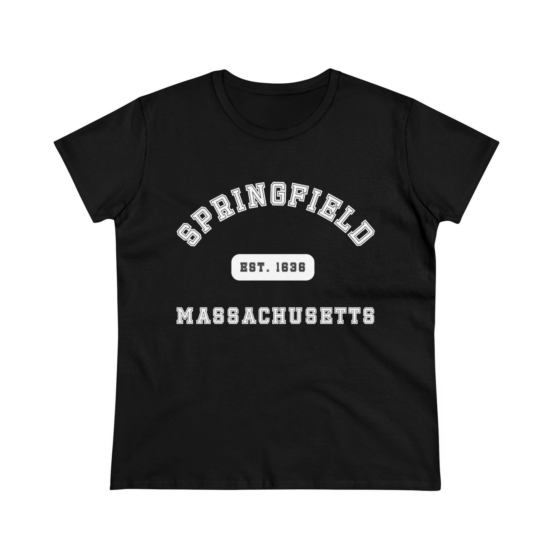 Springfield Massachusetts Women's Midweight Cotton Tee