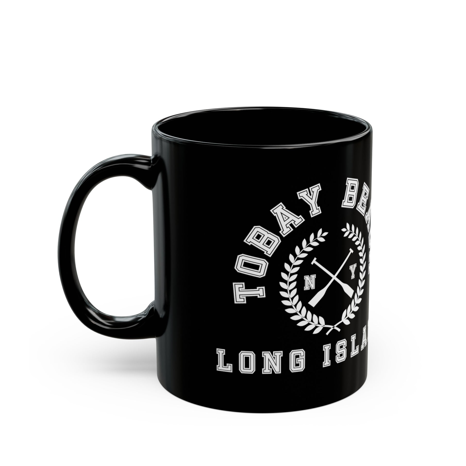 Tobay Beach Long Island Black Mug